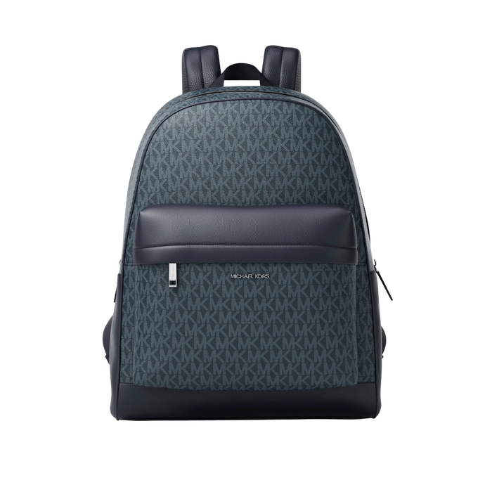 Michael Kors Men Pacey Medium Signature Logo Backpack - Blue