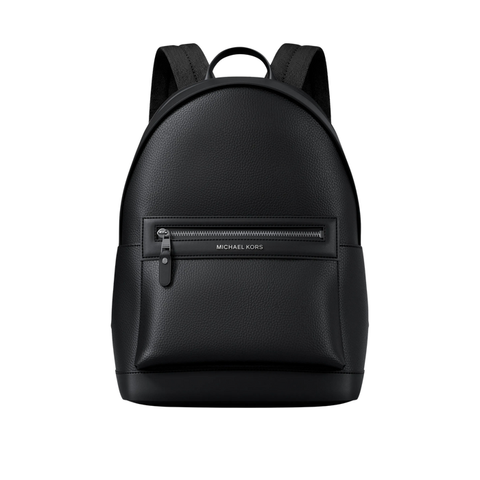 Michael Kors Men Jet Set Pebbled Leather Backpack - Black