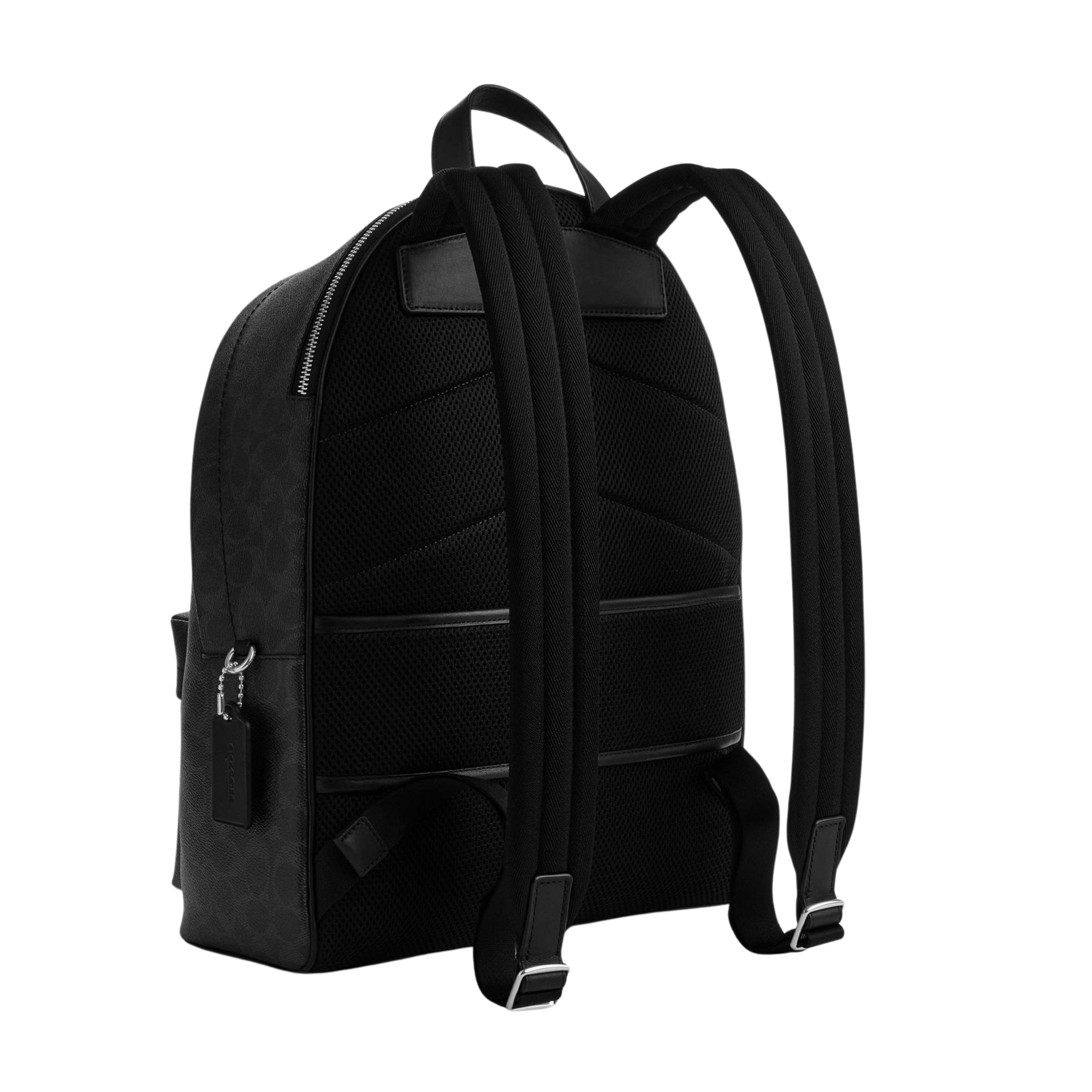 Coach Taylor Backpack - Silver Black Signature