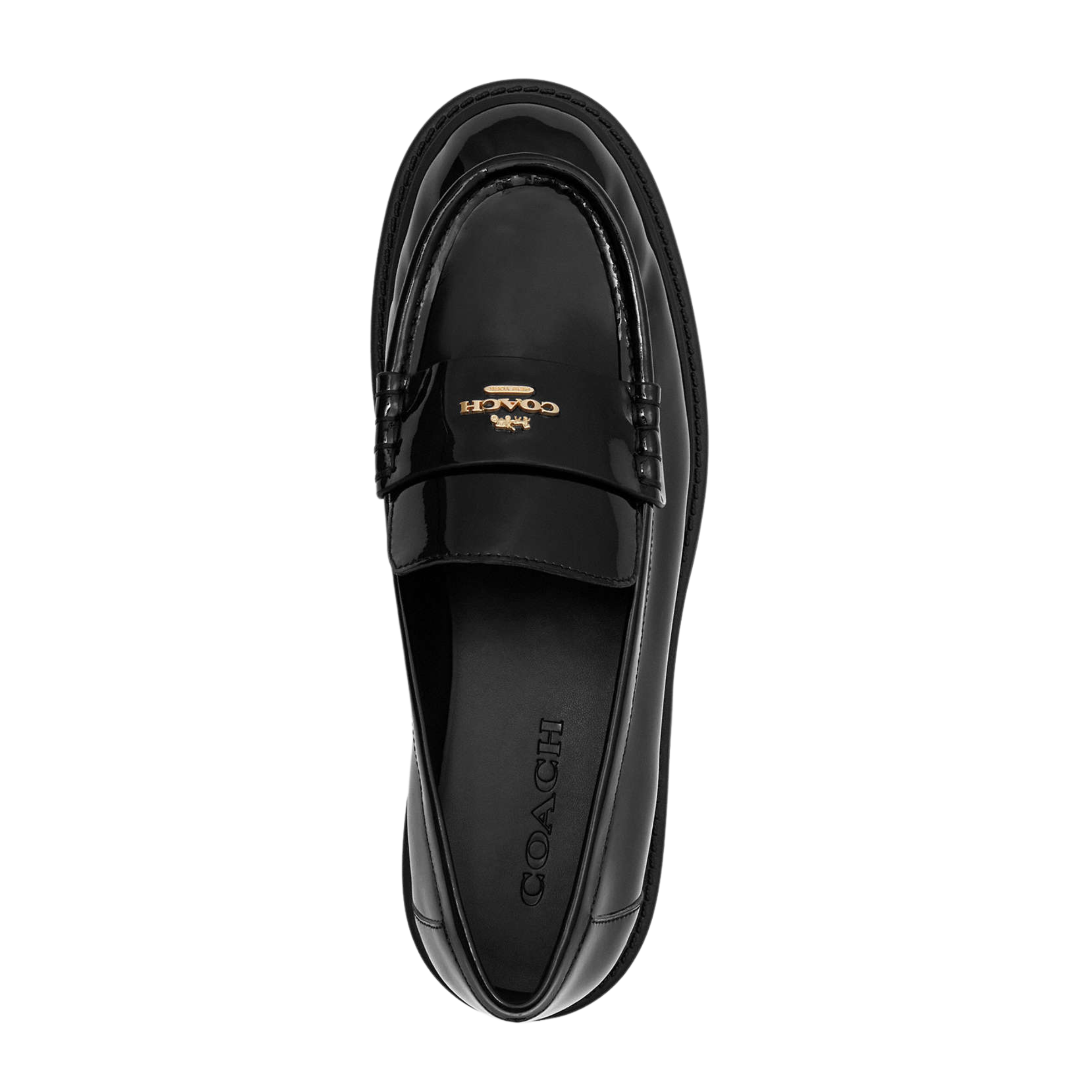 COACH Women's Lucy Loafer - Leather Black