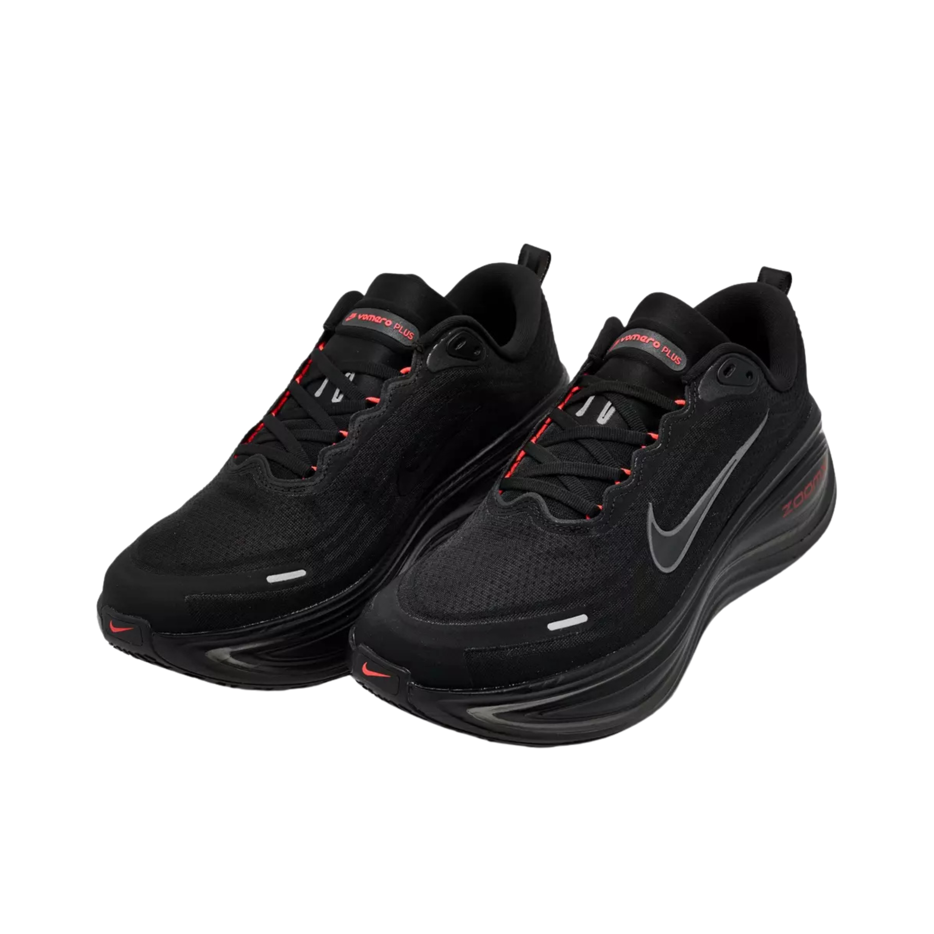 Nike Men's Vomero Plus - Black Bright Crimson