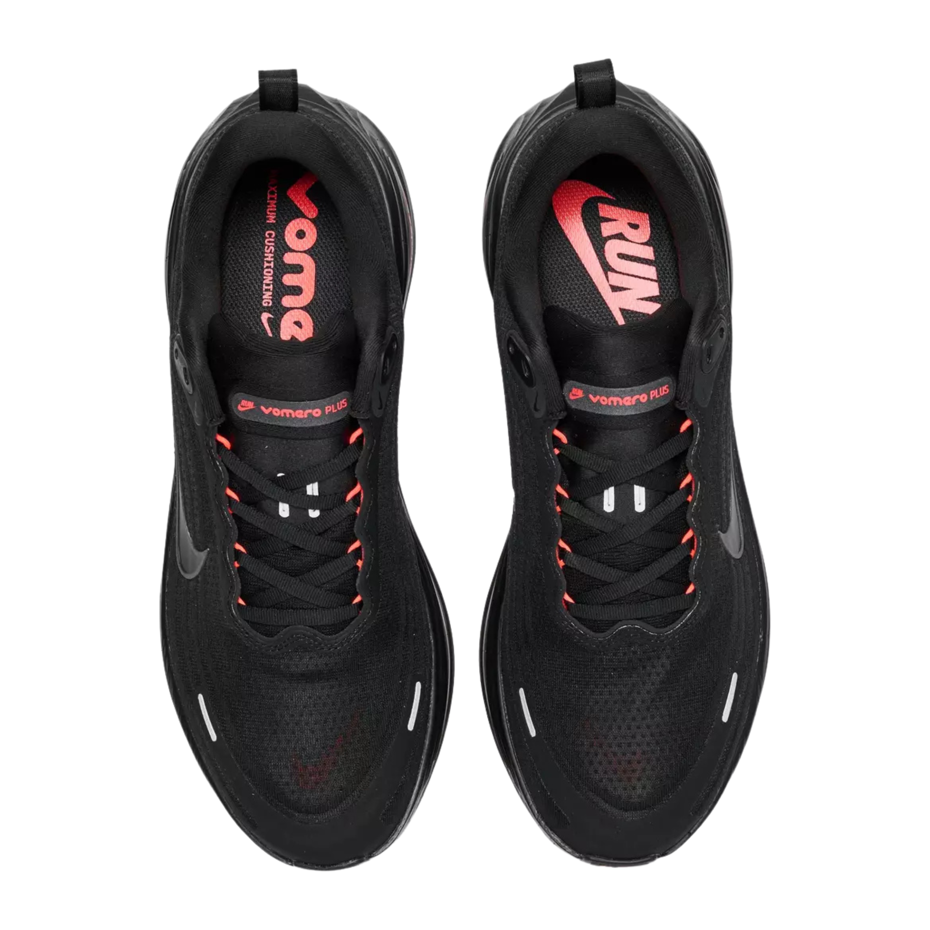 Nike Men's Vomero Plus - Black Bright Crimson