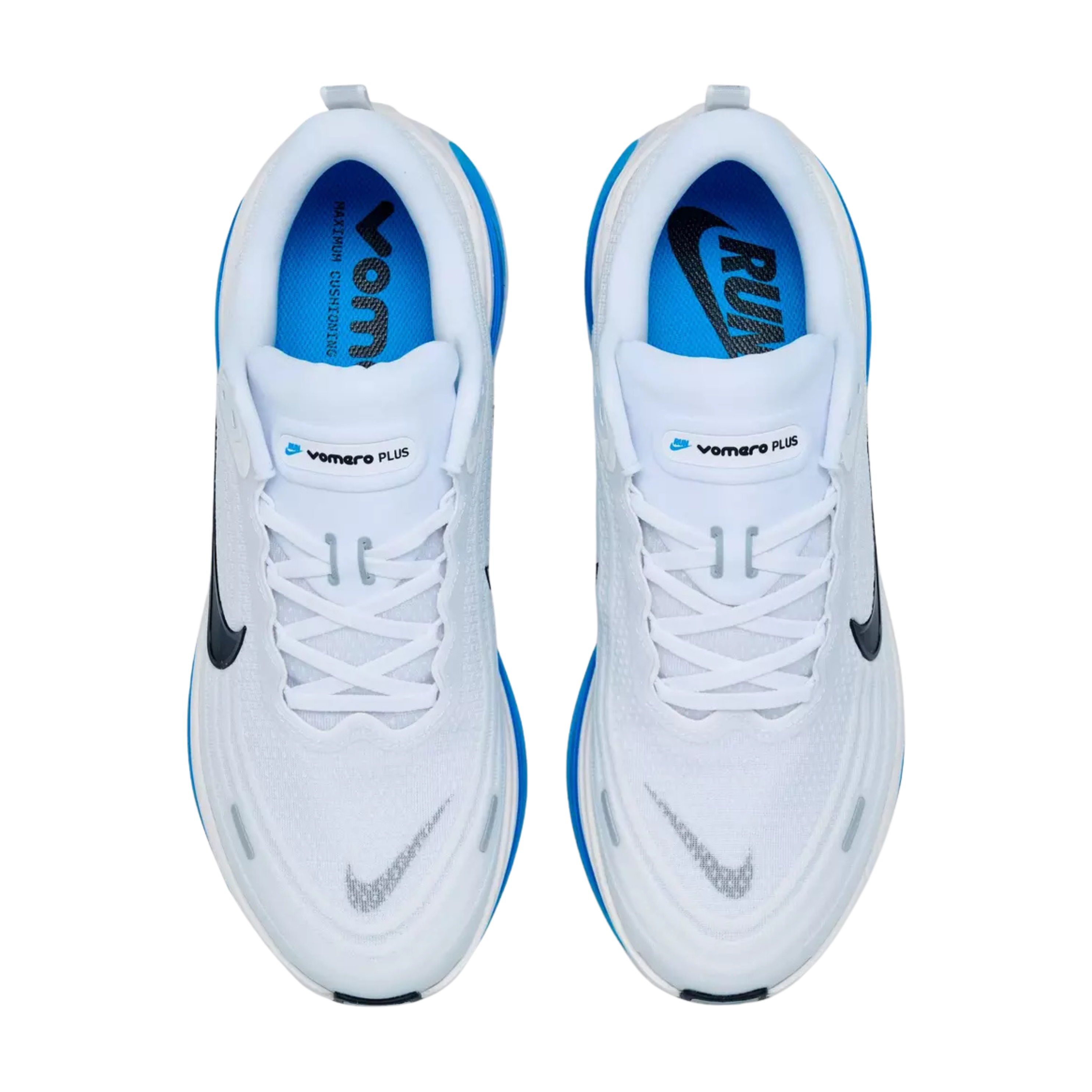 Nike Men's Vomero Plus - White Blue Hero