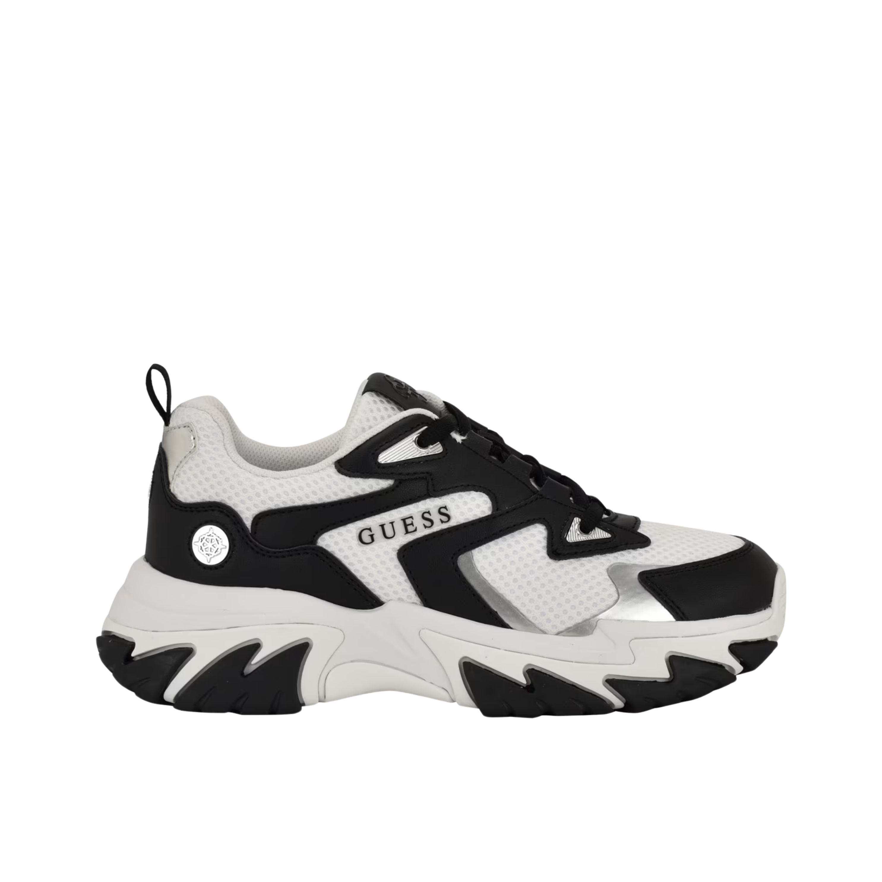Guess Women 4G Logo Runner - Black White