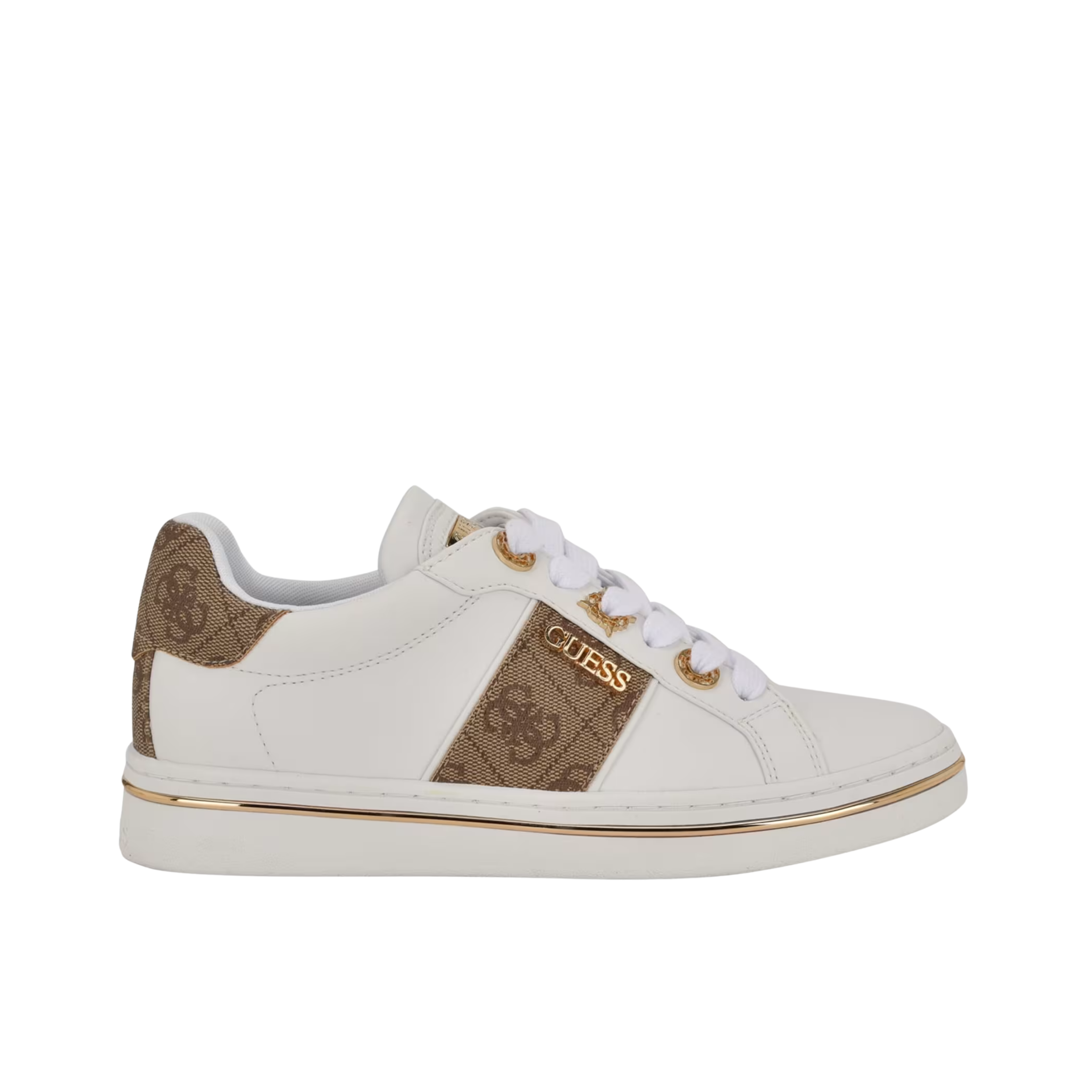 Guess Women Stew 4G logo sneaker - White
