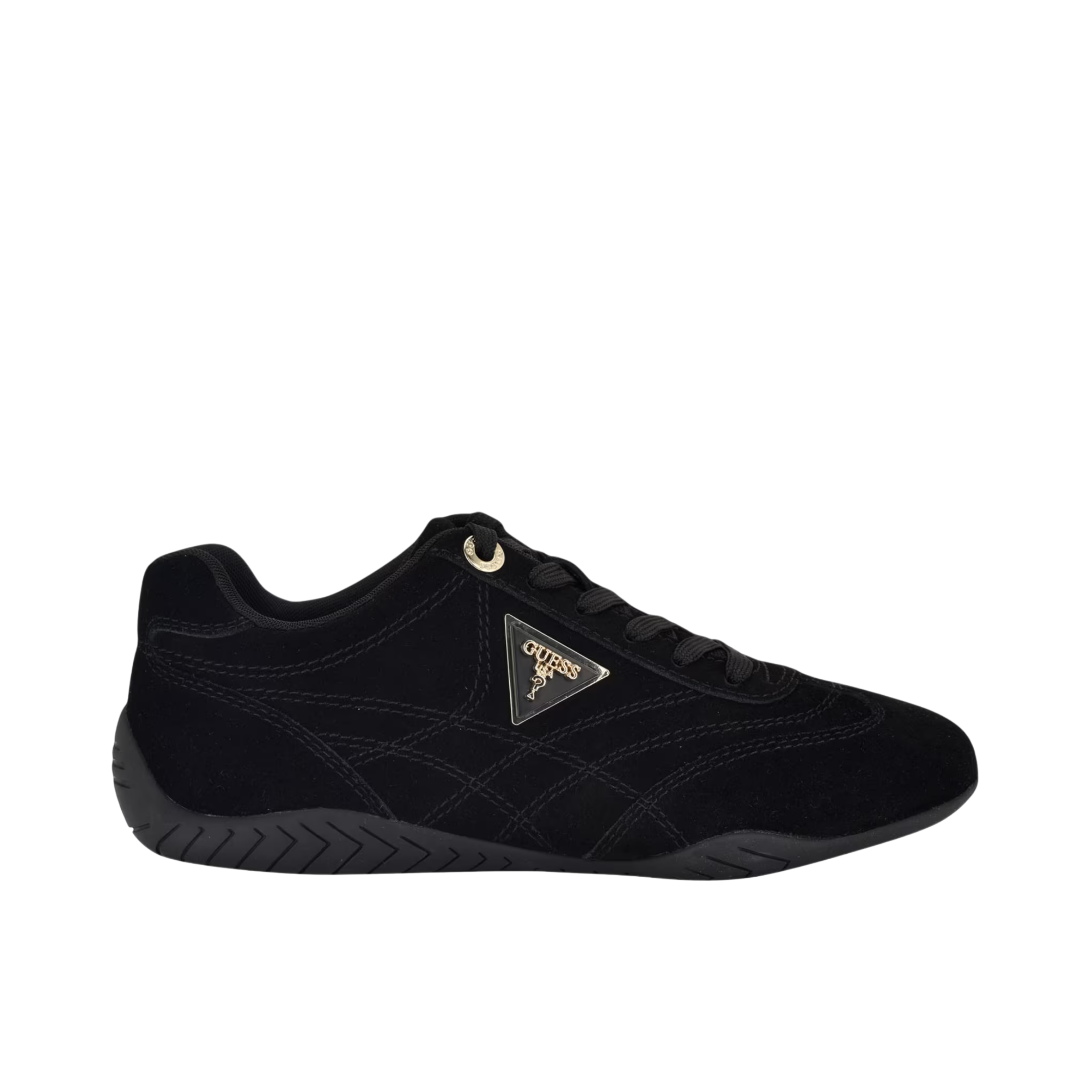 Guess Women Gabiey Suede Sneakers - Black