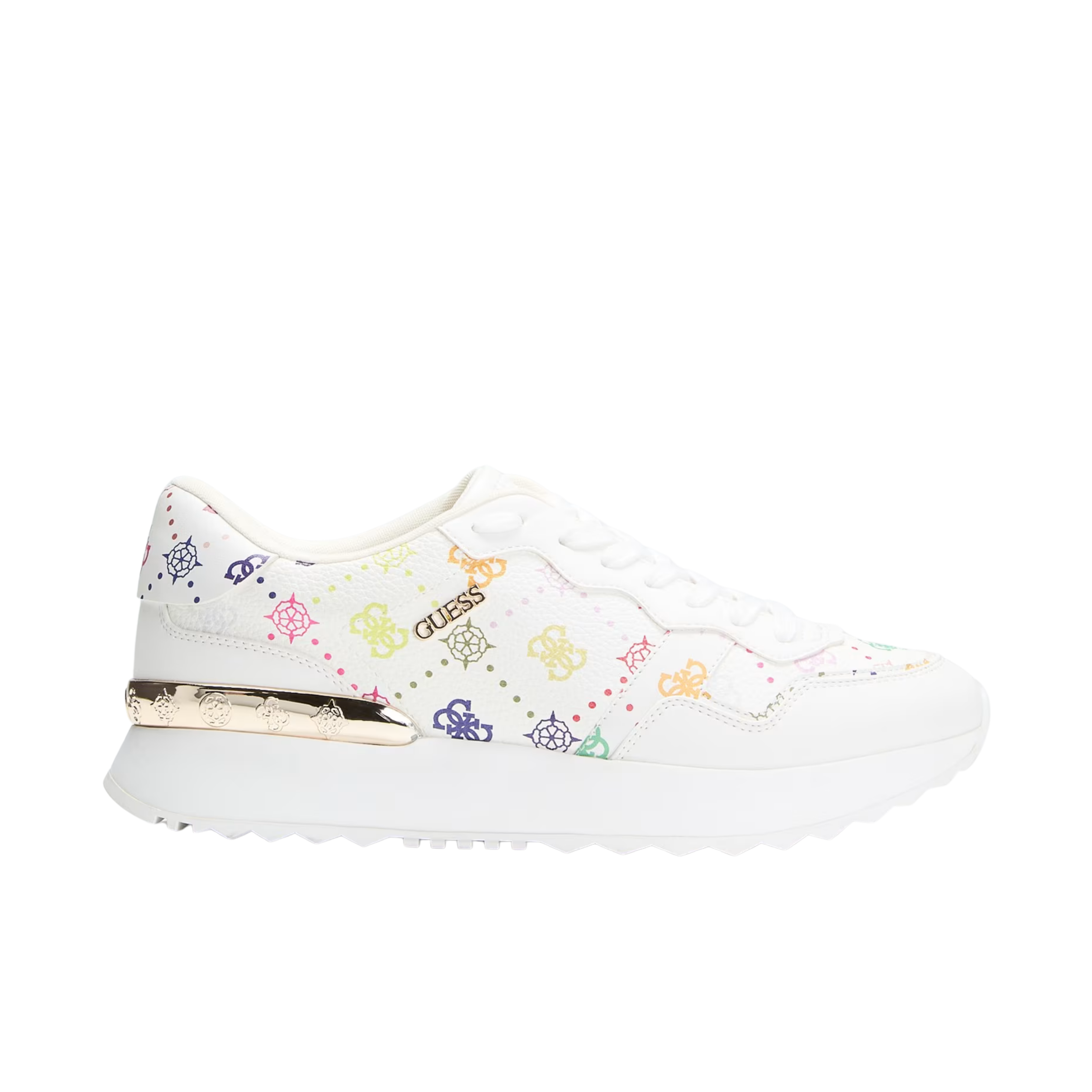 Guess Women Vinsa Logo Running Shoes - White 144