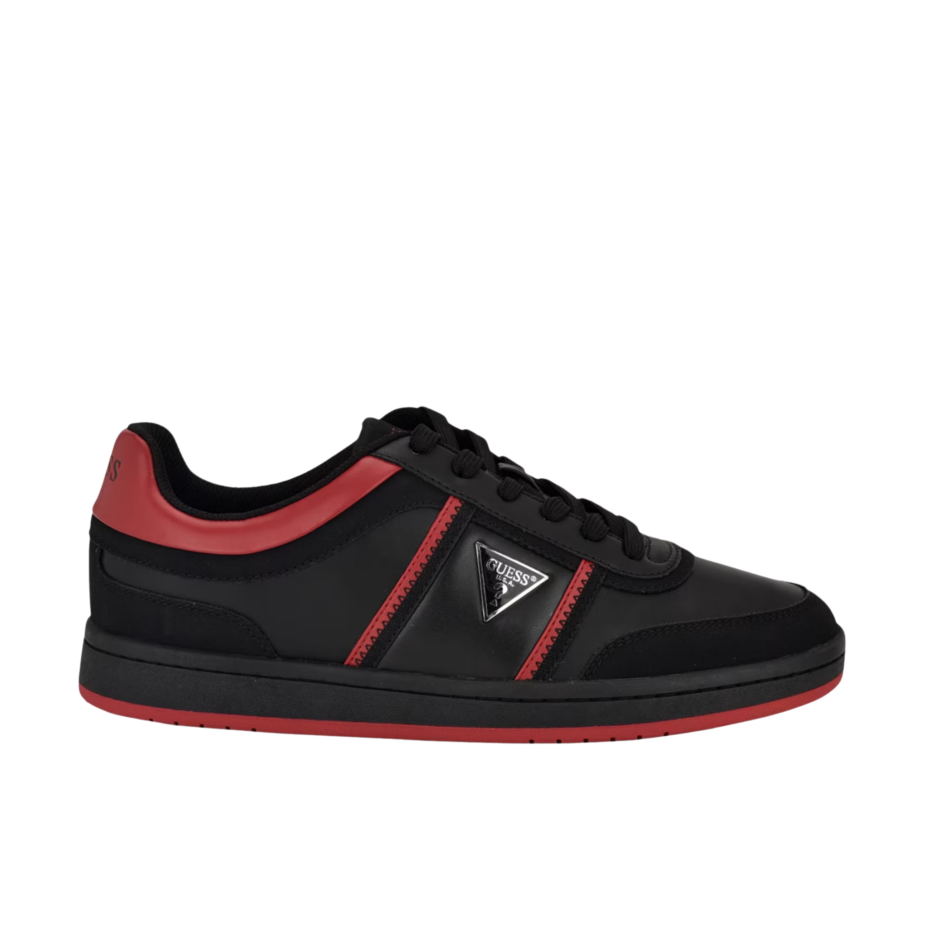 Guess Men Lasen Low Top Sneakers - Black