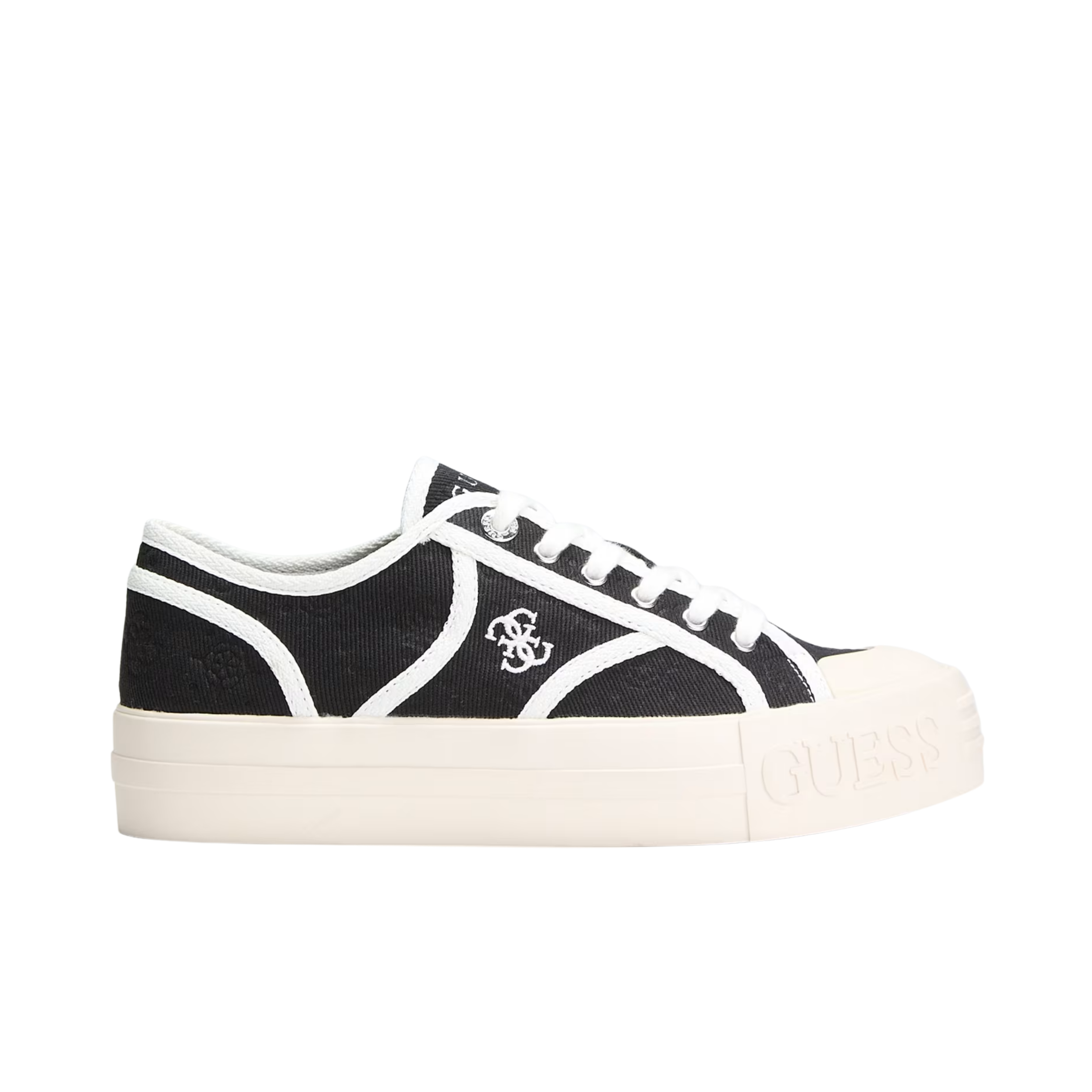 Guess Women Issah logo sneaker - Black
