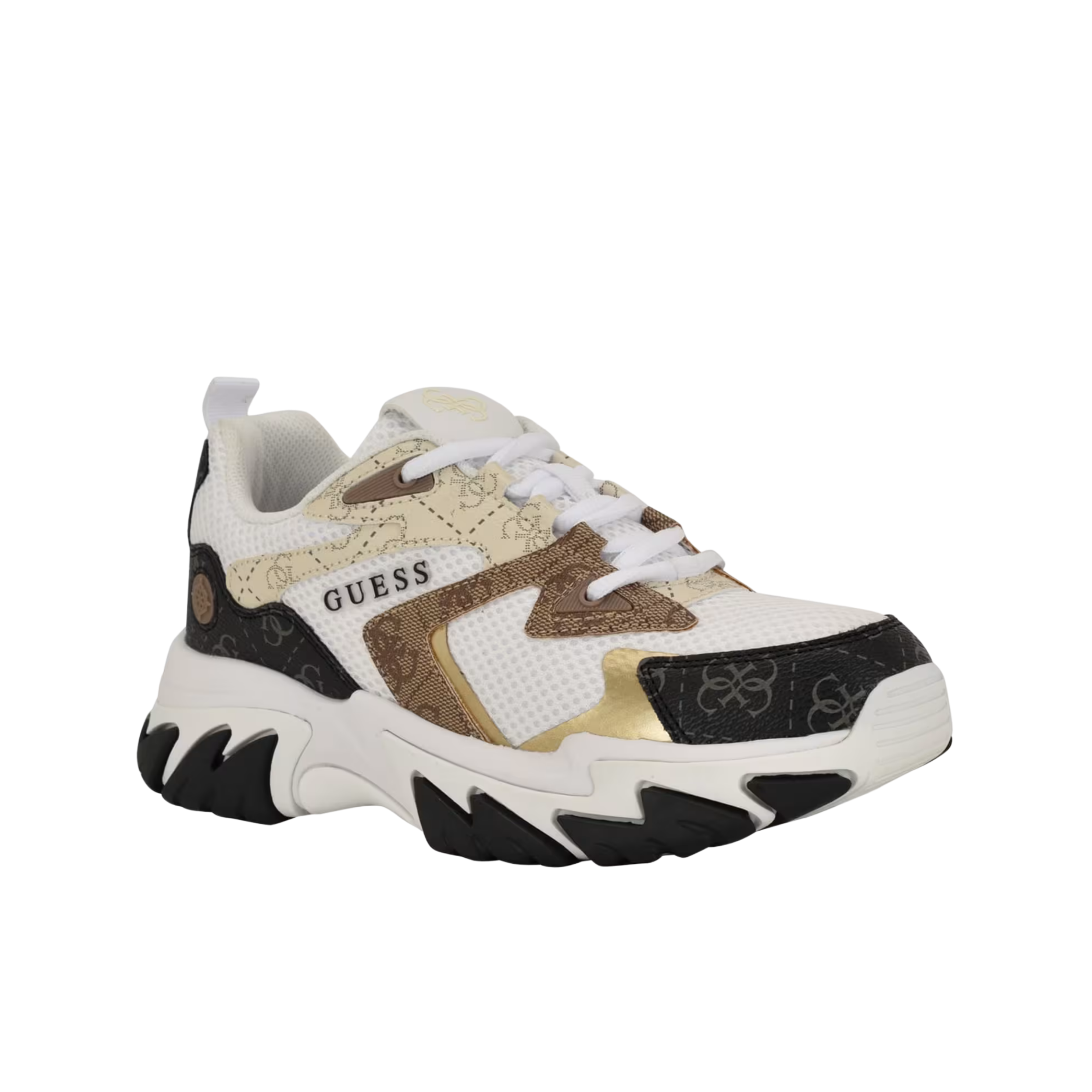 Guess Women 4G Logo Runner - Black Gold