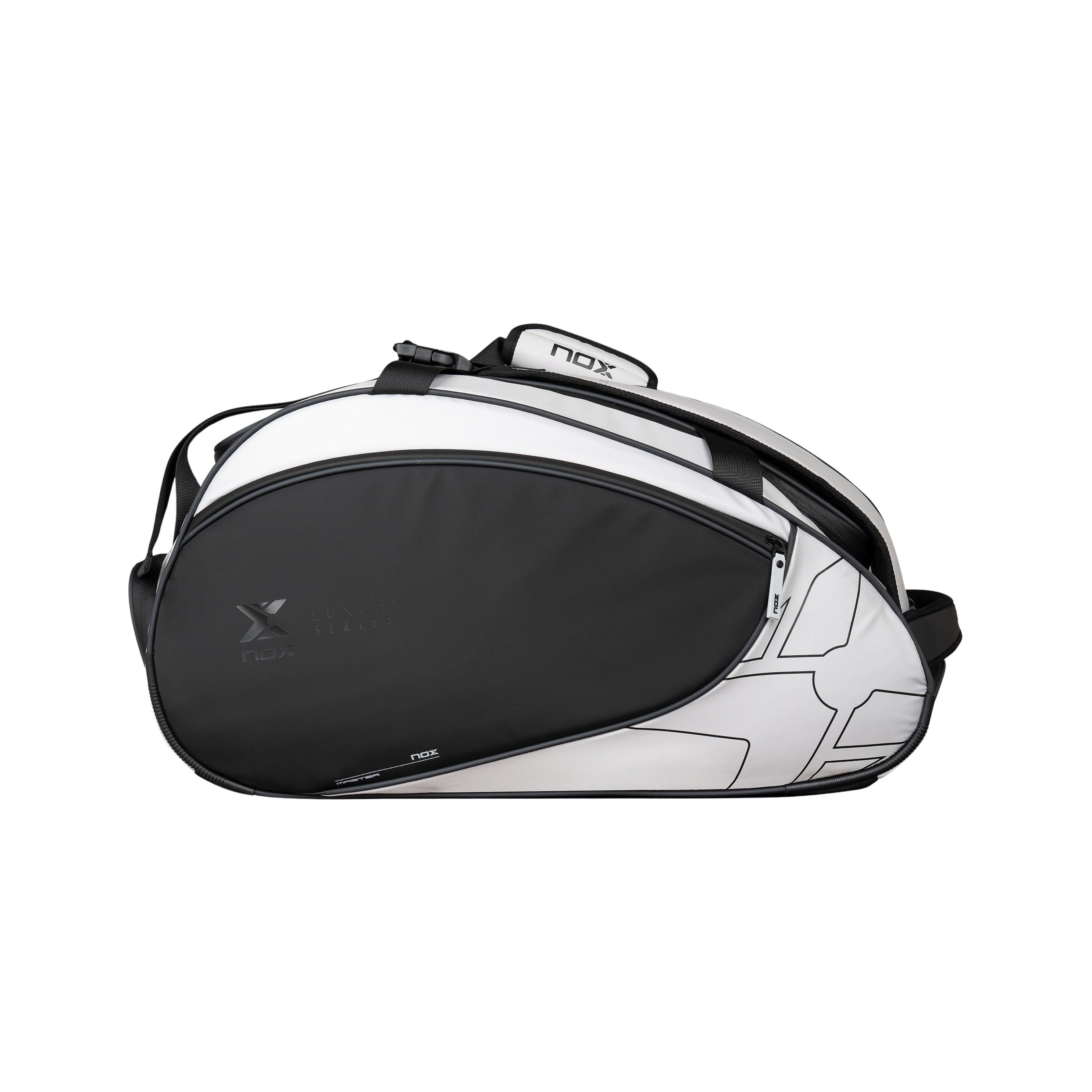 Nox Luxury Master Padel Bag - White Black