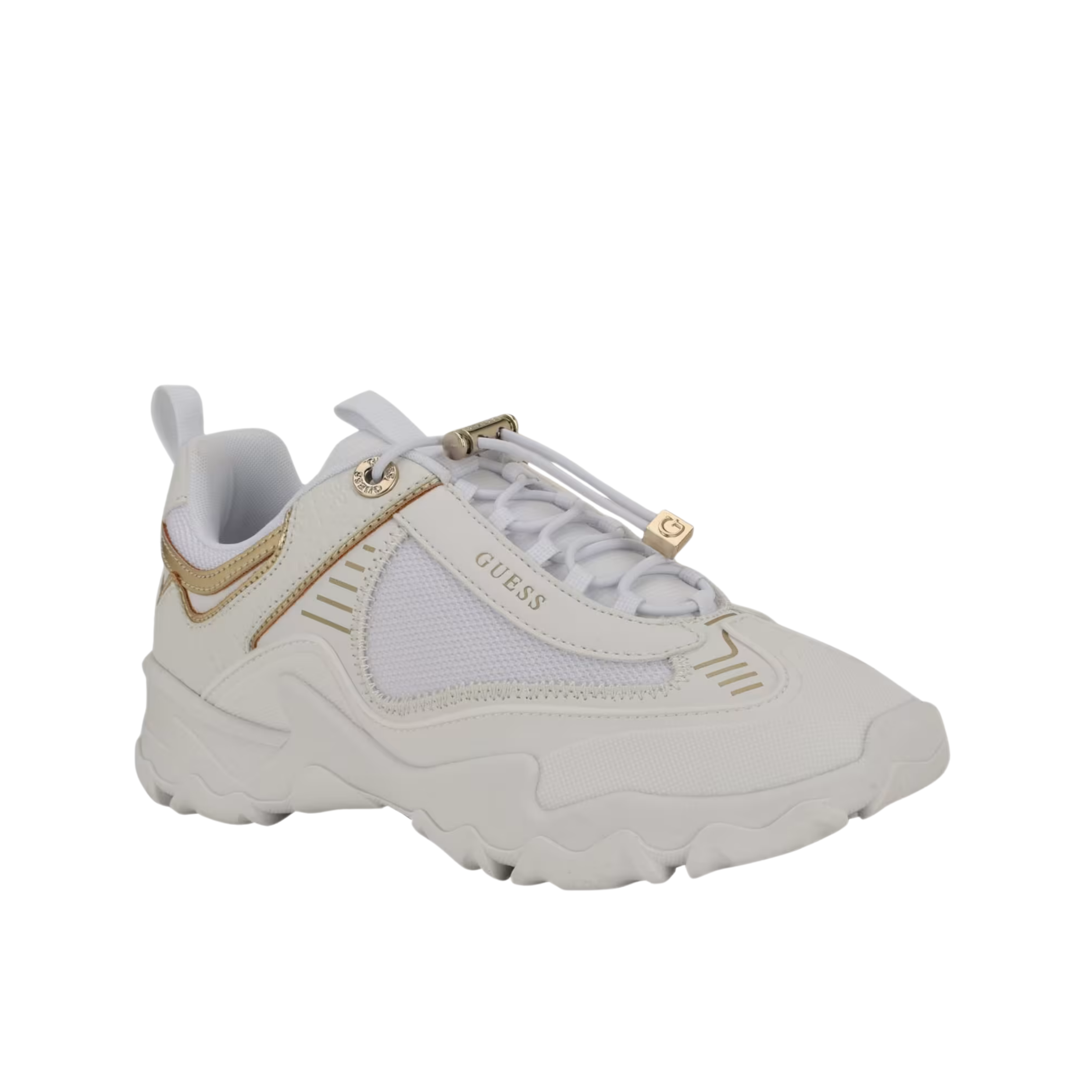Guess Women Akcord Color Block Sneakers - White