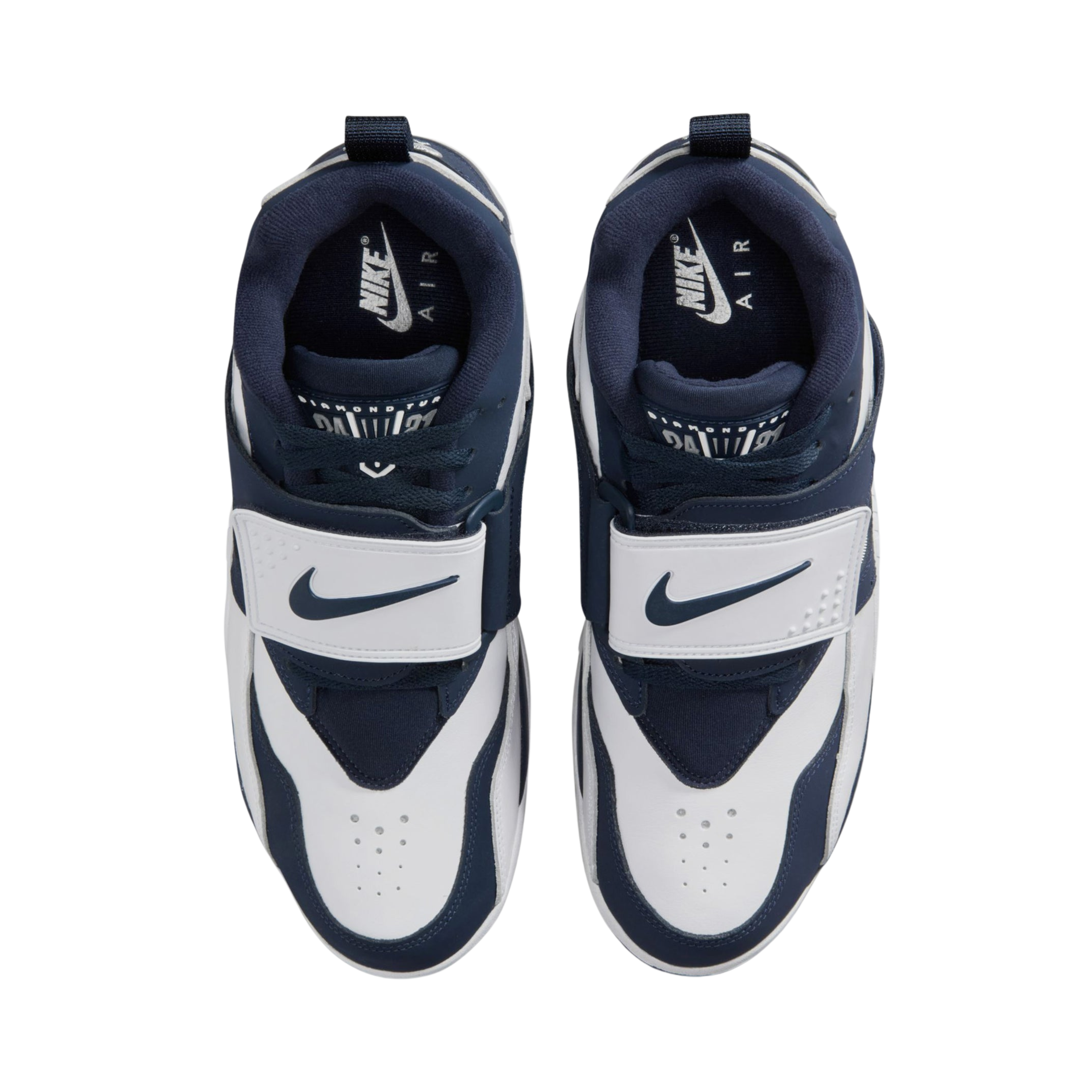 Nike Men's Air Diamond Turf - White College Navy