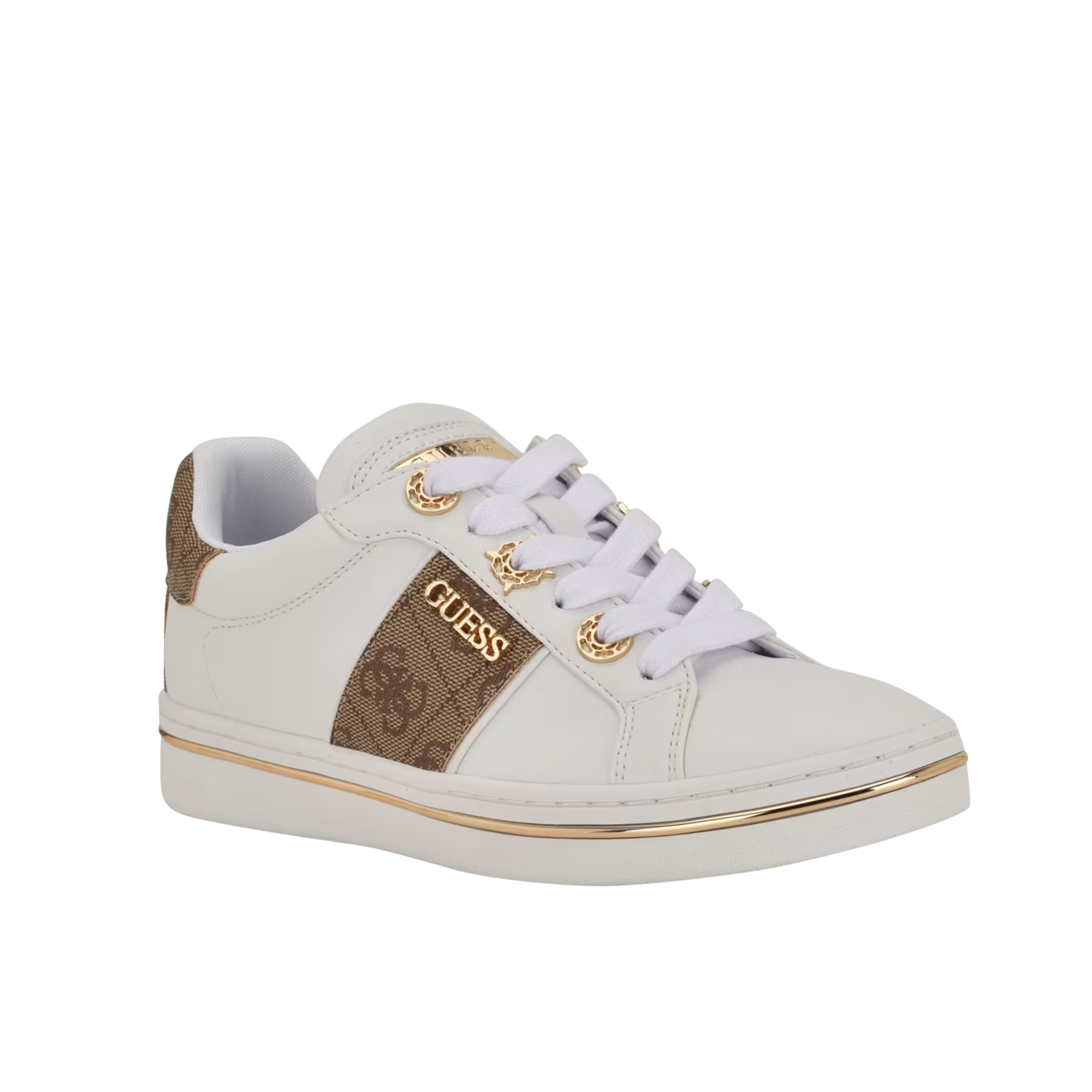 Guess Women Stew 4G logo sneaker - White