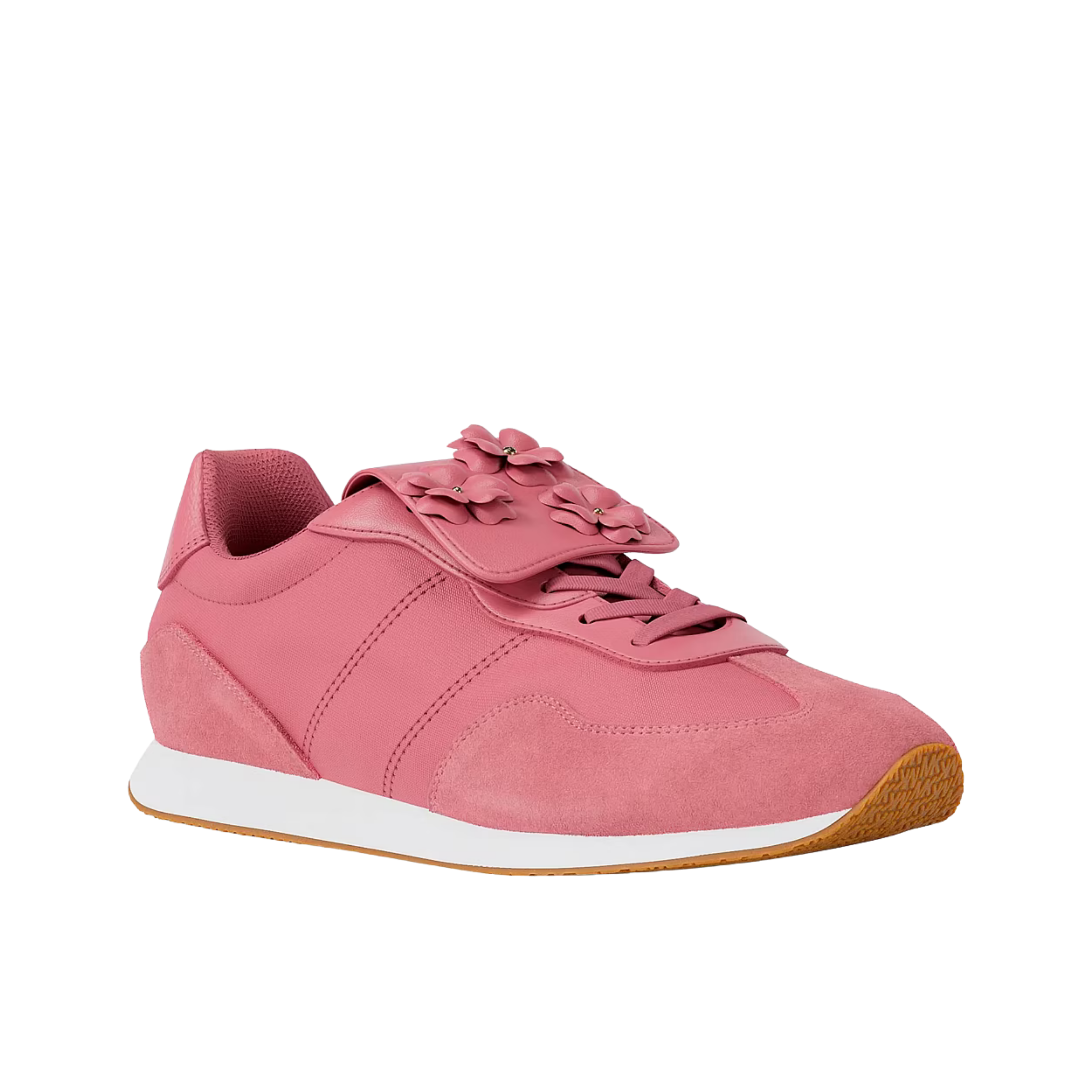 Michael Kors Women Essex Embellished Nylon Trainer - Carnation