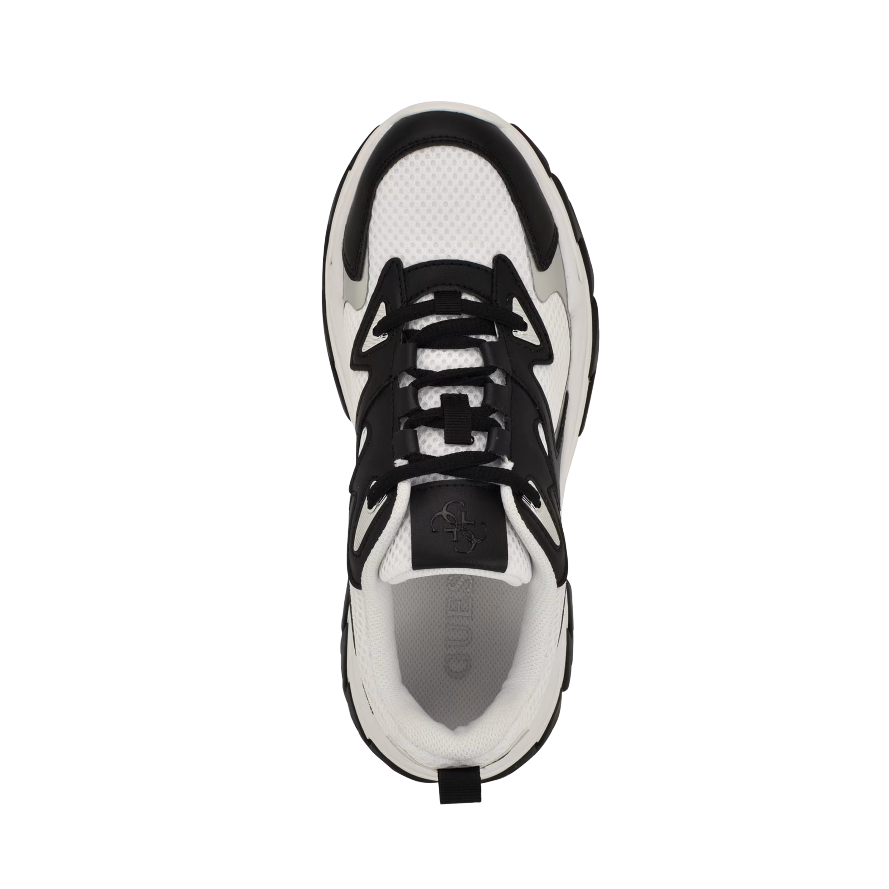 Guess Women 4G Logo Runner - Black White