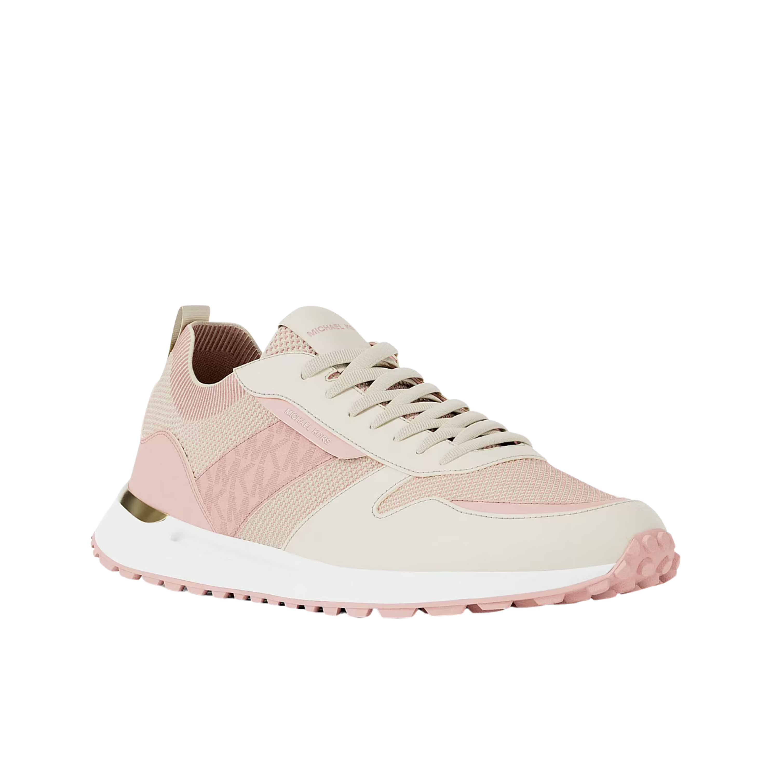 Michael Kors Women Jesse Mixed-Media Trainer - Powder Blush