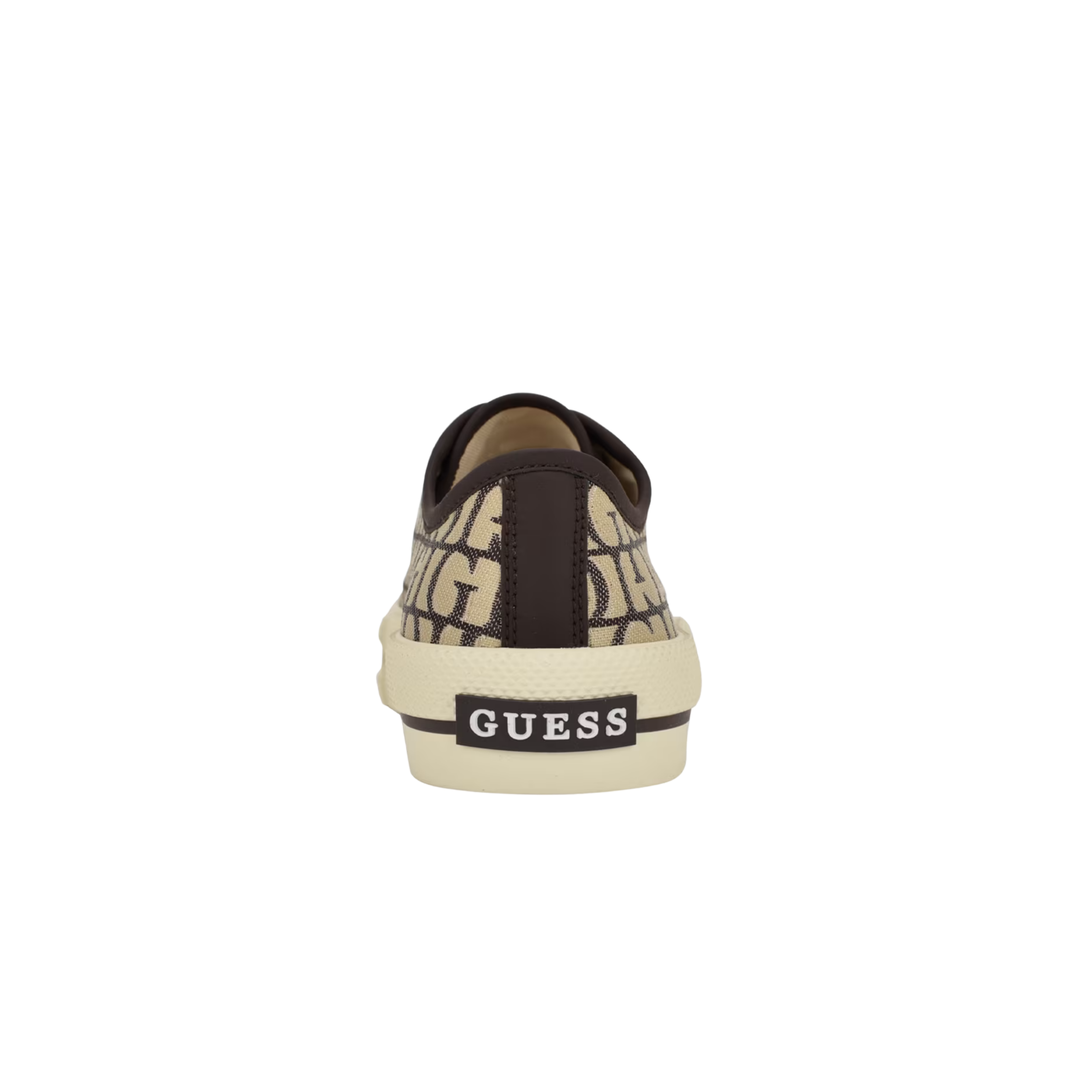 Guess Women Carey Canvas Low Top Sneakers - Dark Brown