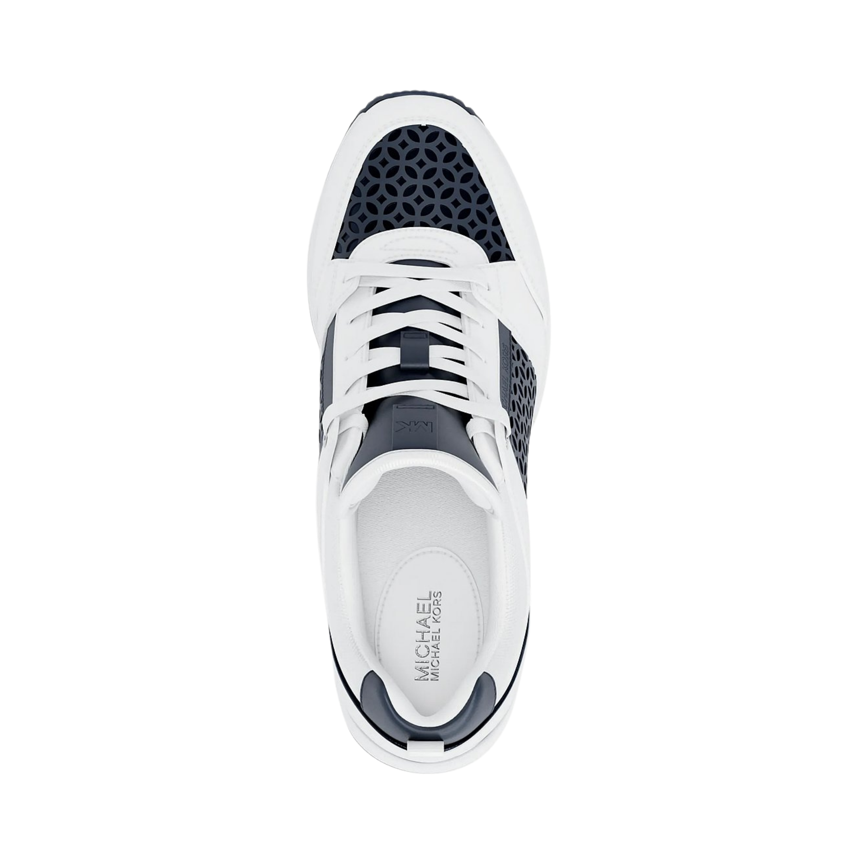 Michael Kors Women Georgie Perforated Trainer - Navy