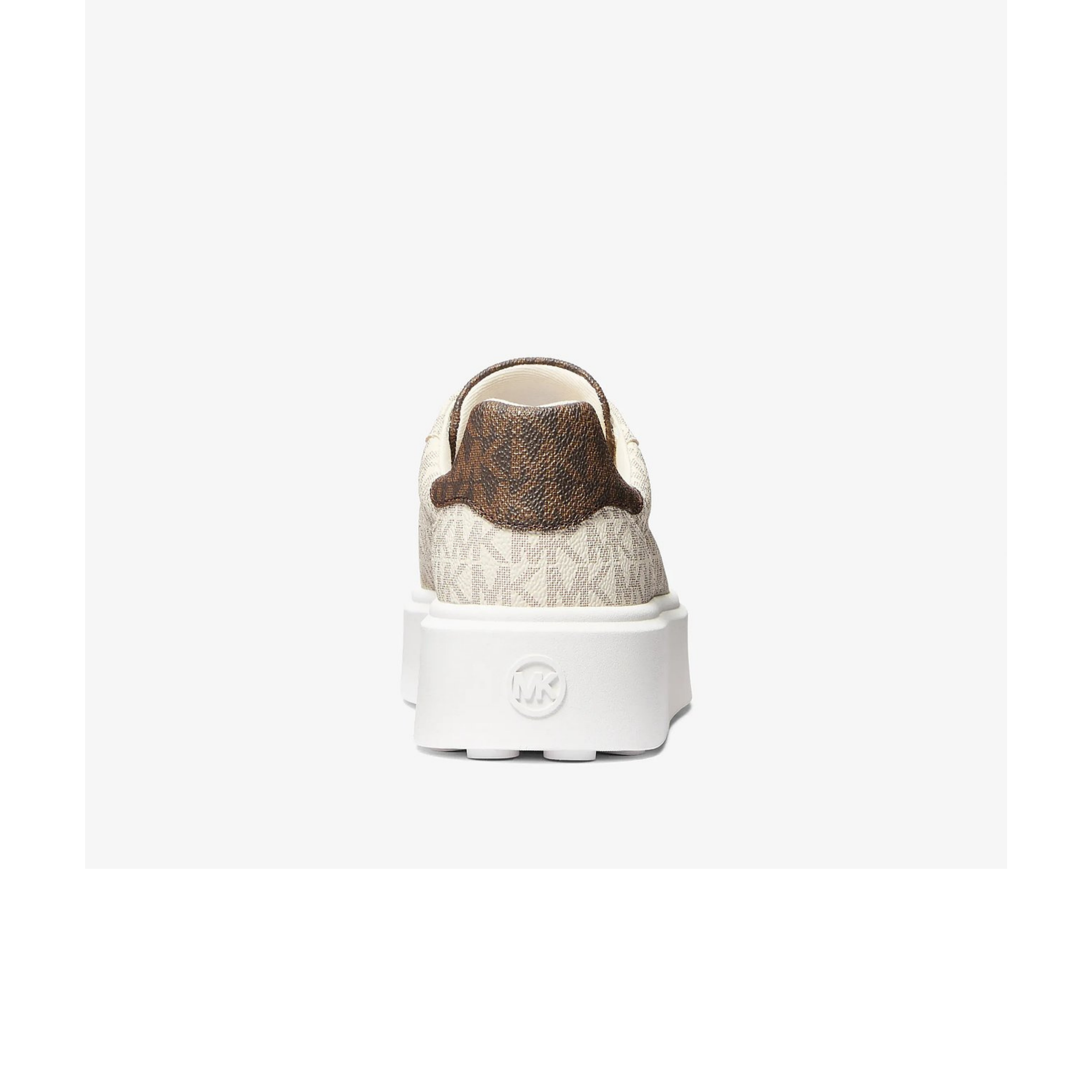 Michael Kors Women Romey Two Tone Logo Platform Sneaker  - Vainilla