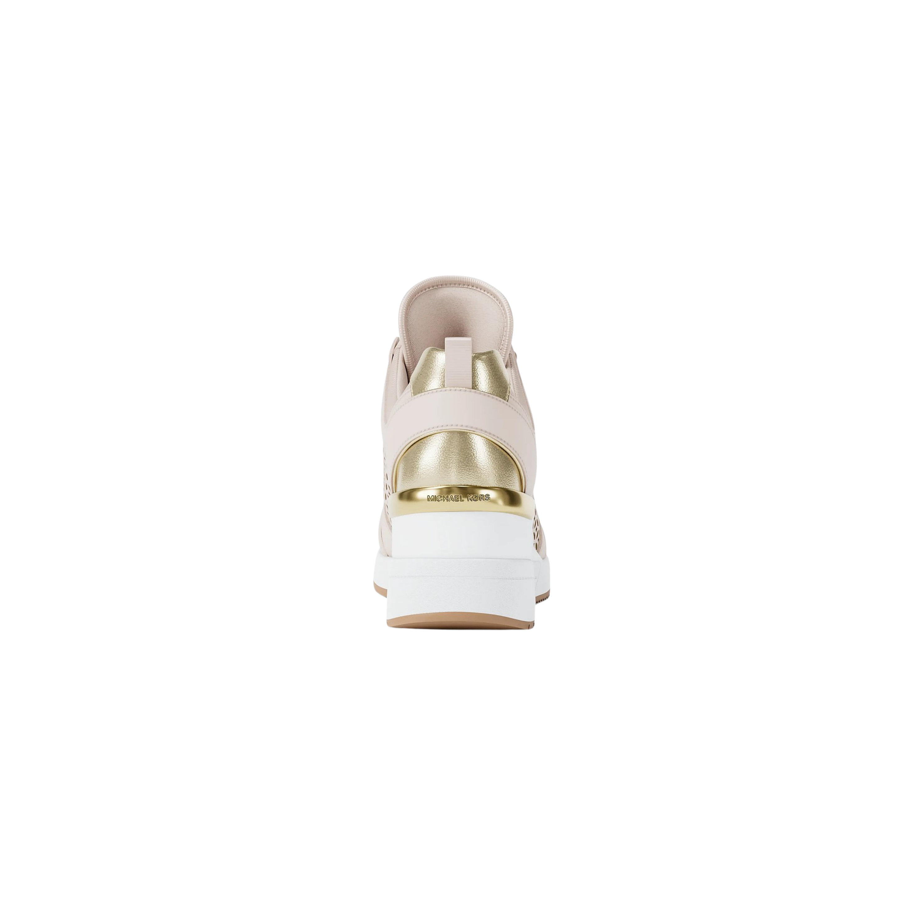 Michael Kors Women Georgie Perforated Trainer - Pale Gold