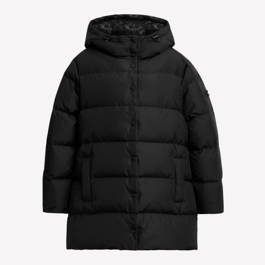 COACH Women Mid Puffer - Black