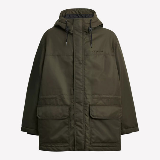 COACH Men Parka Nylon - Green