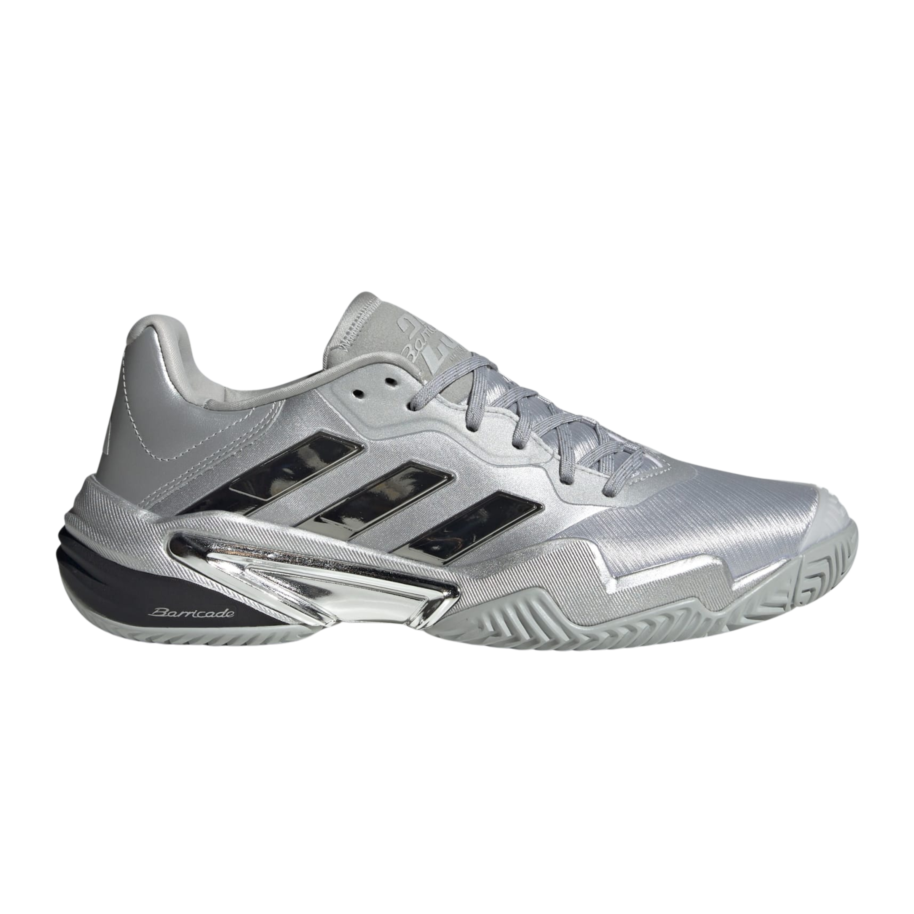 Adidas Men Barricade 13 Court - Silver Metallic Dash Grey