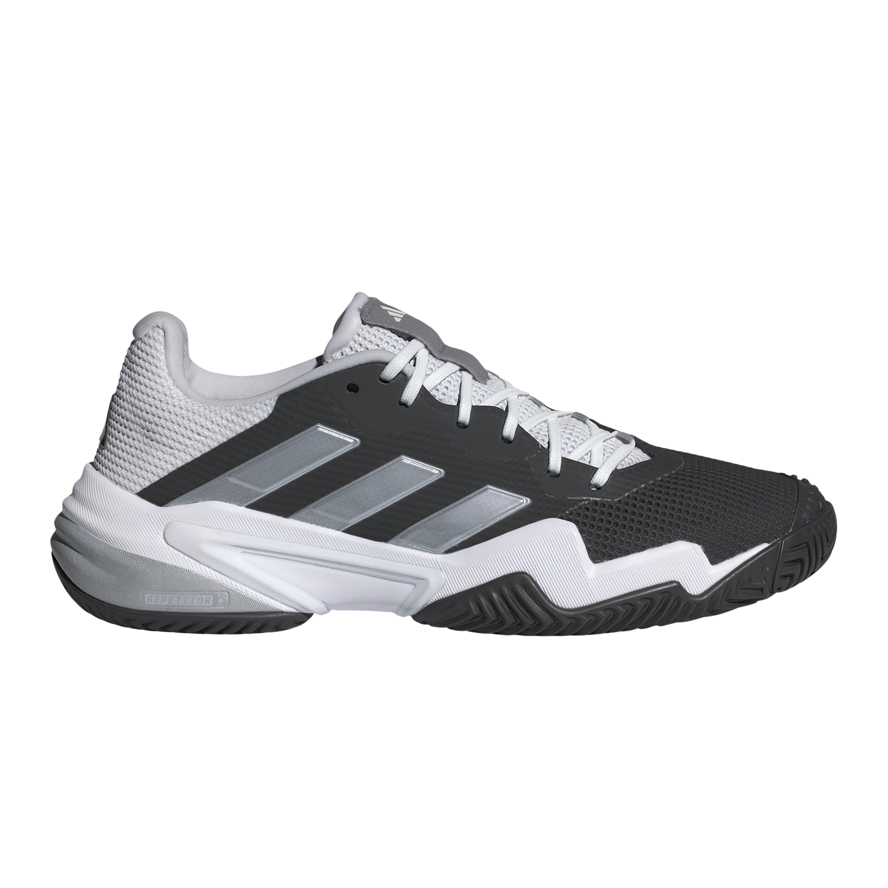Adidas Men Barricade 13 Court - Black Grey Three