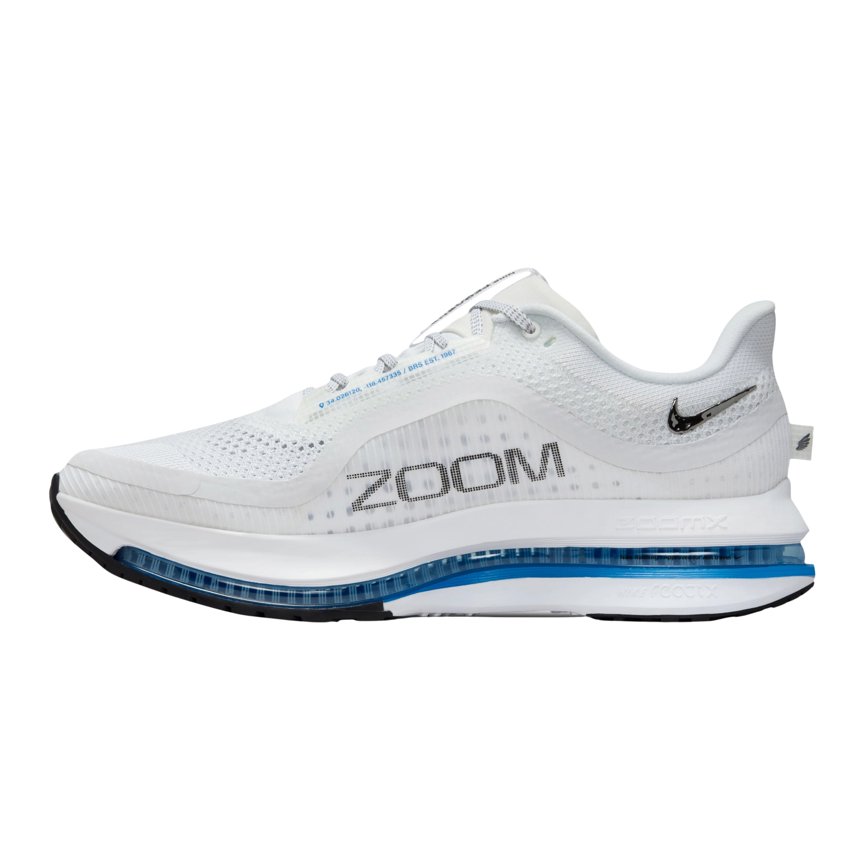 Nike Men's Pegasus Premium - White Blue