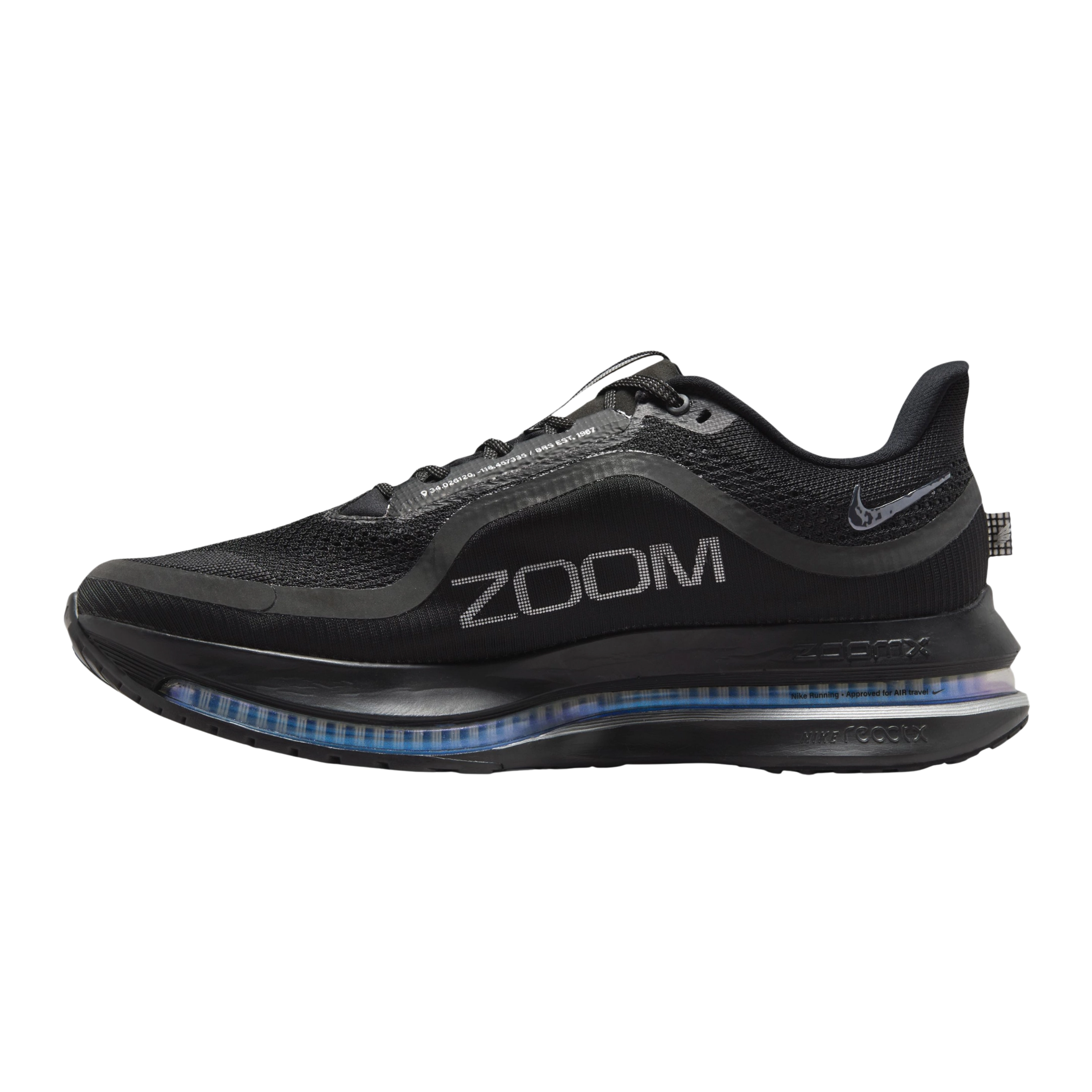 Nike Men's Pegasus Premium - Black Metallic Silver