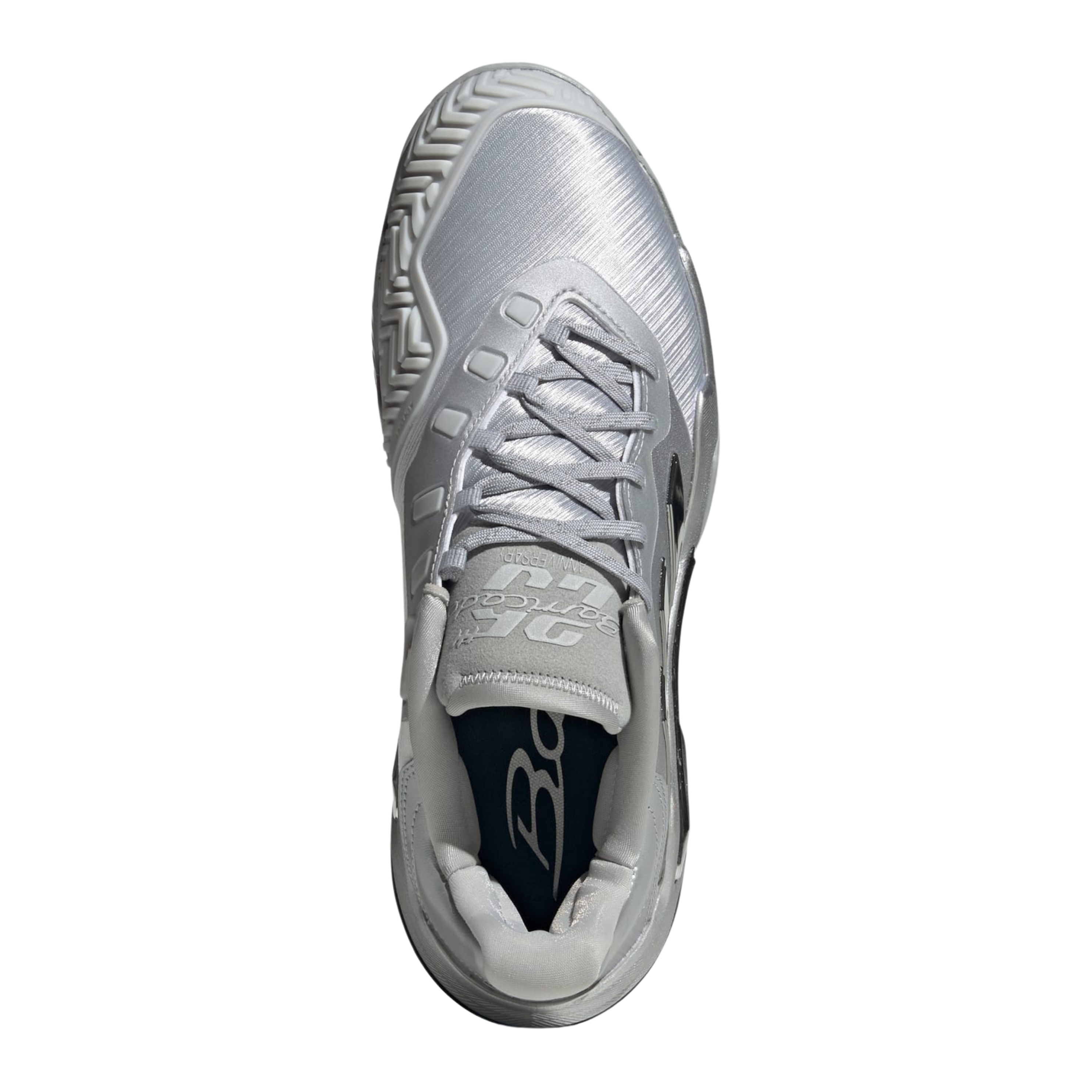 Adidas Men Barricade 13 Court - Silver Metallic Dash Grey