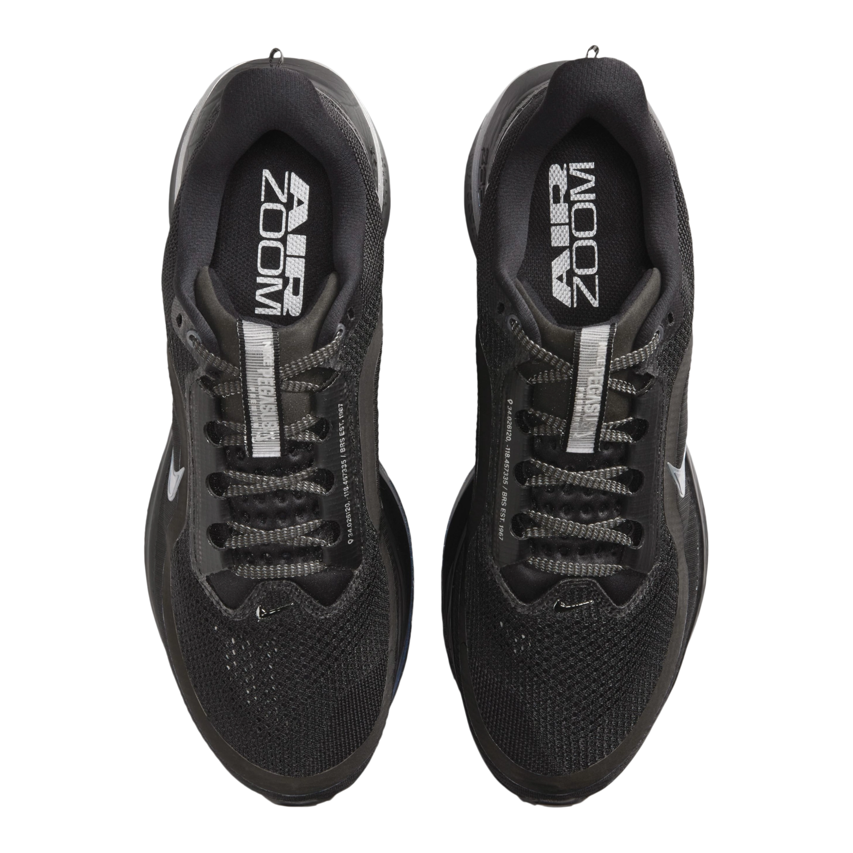 Nike Men's Pegasus Premium - Black Metallic Silver