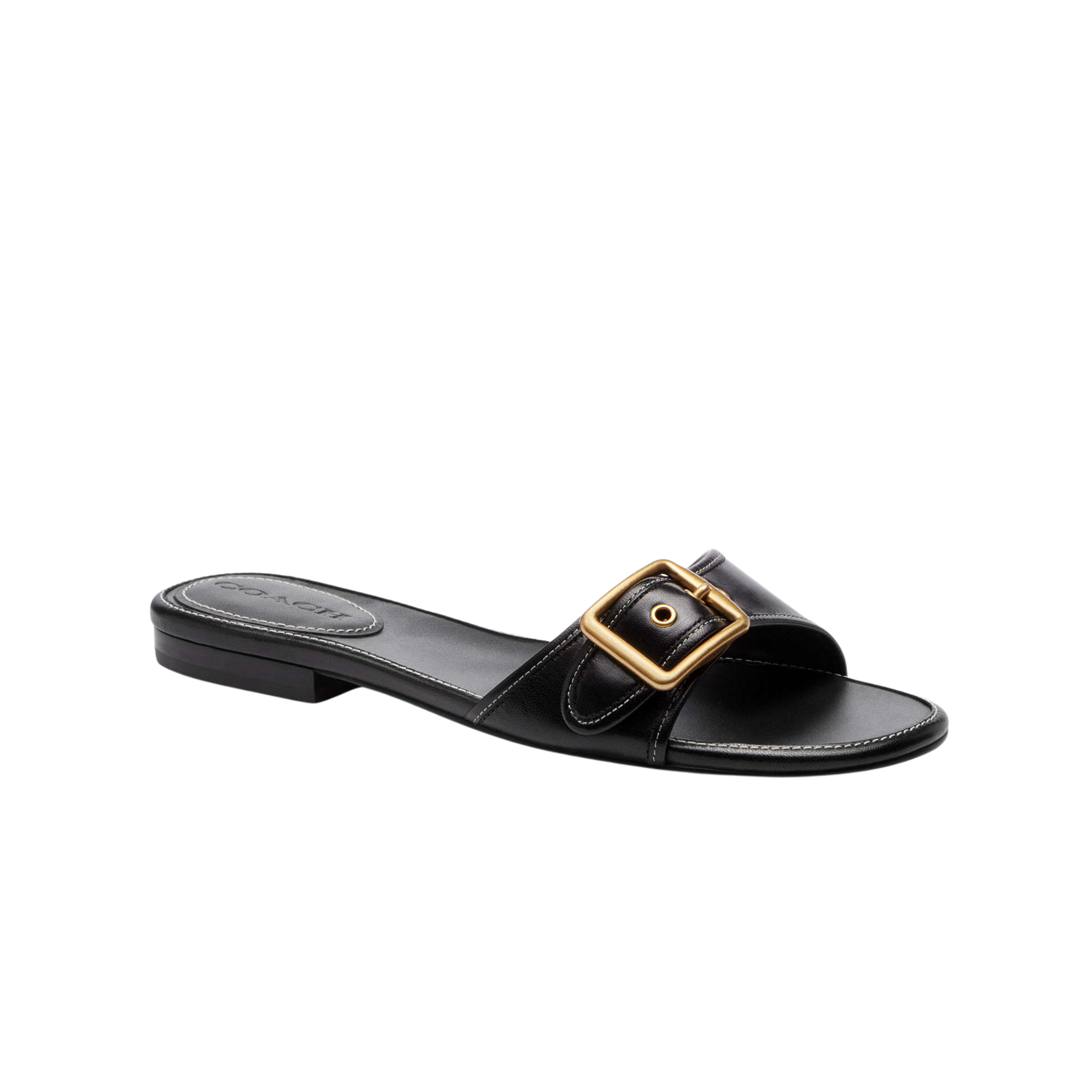 Coach Women's Margot Flat Sandal - Black