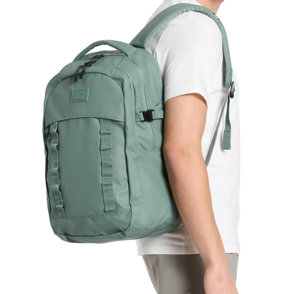 Puma Men Coated Range Backpack - Green Moon