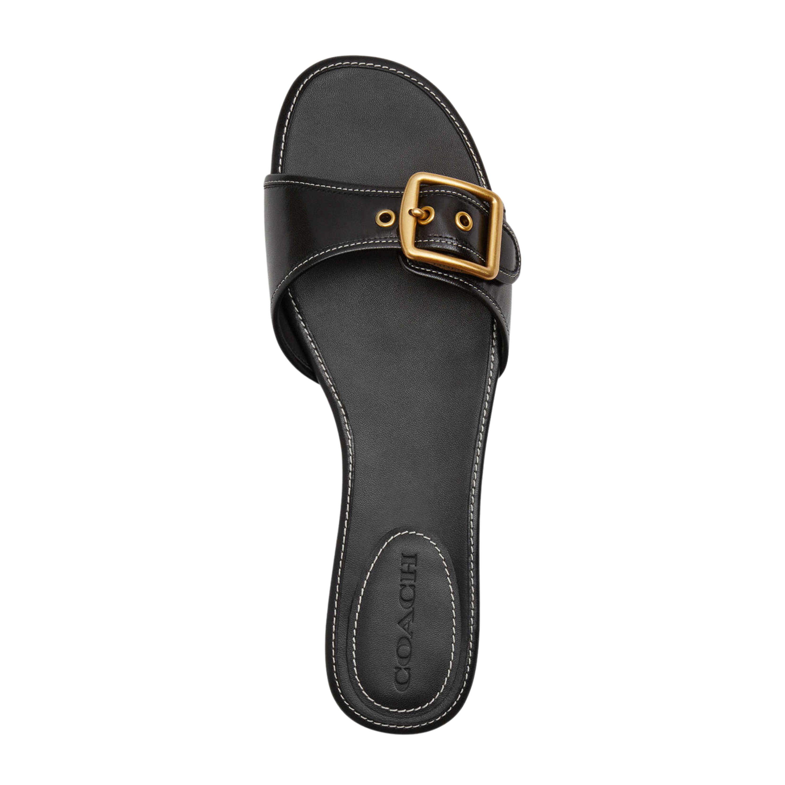 Coach Women's Margot Flat Sandal - Black