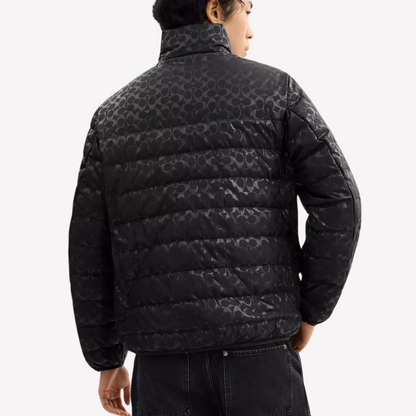 COACH Men Lightweight Down Jacket - Black