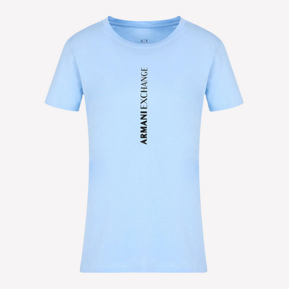 Armani Exchange Women Pima T-Shirts - Azure