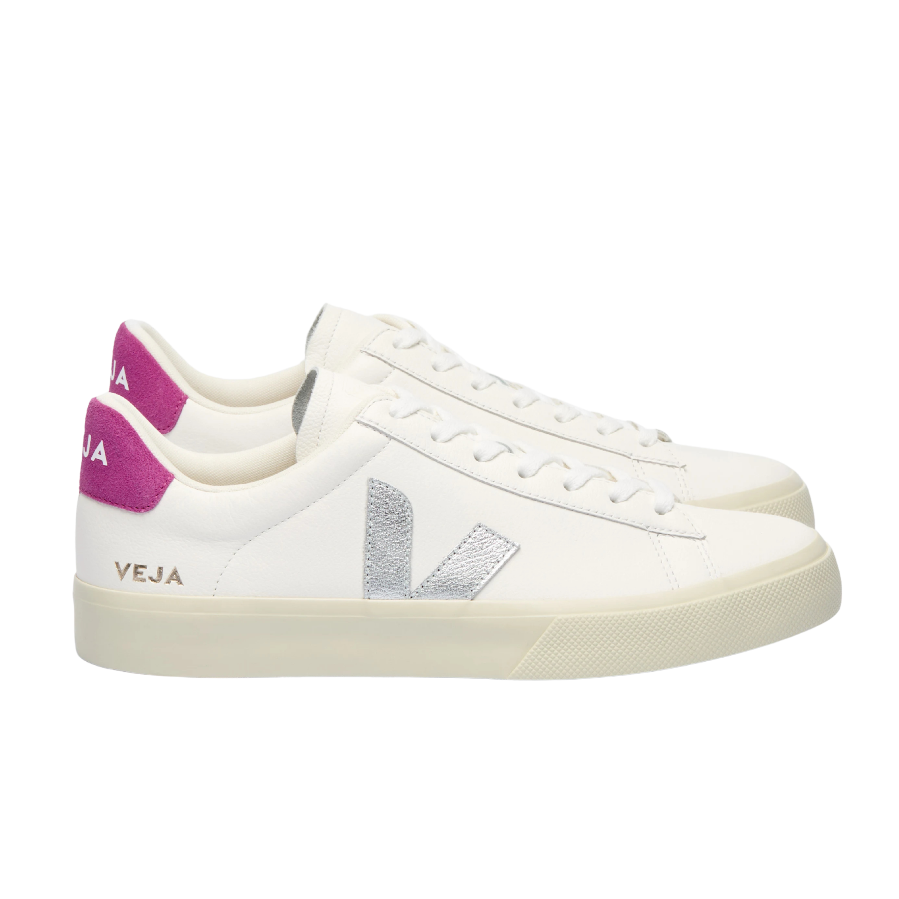 Veja Women Campo - White Silver Ultraviolet