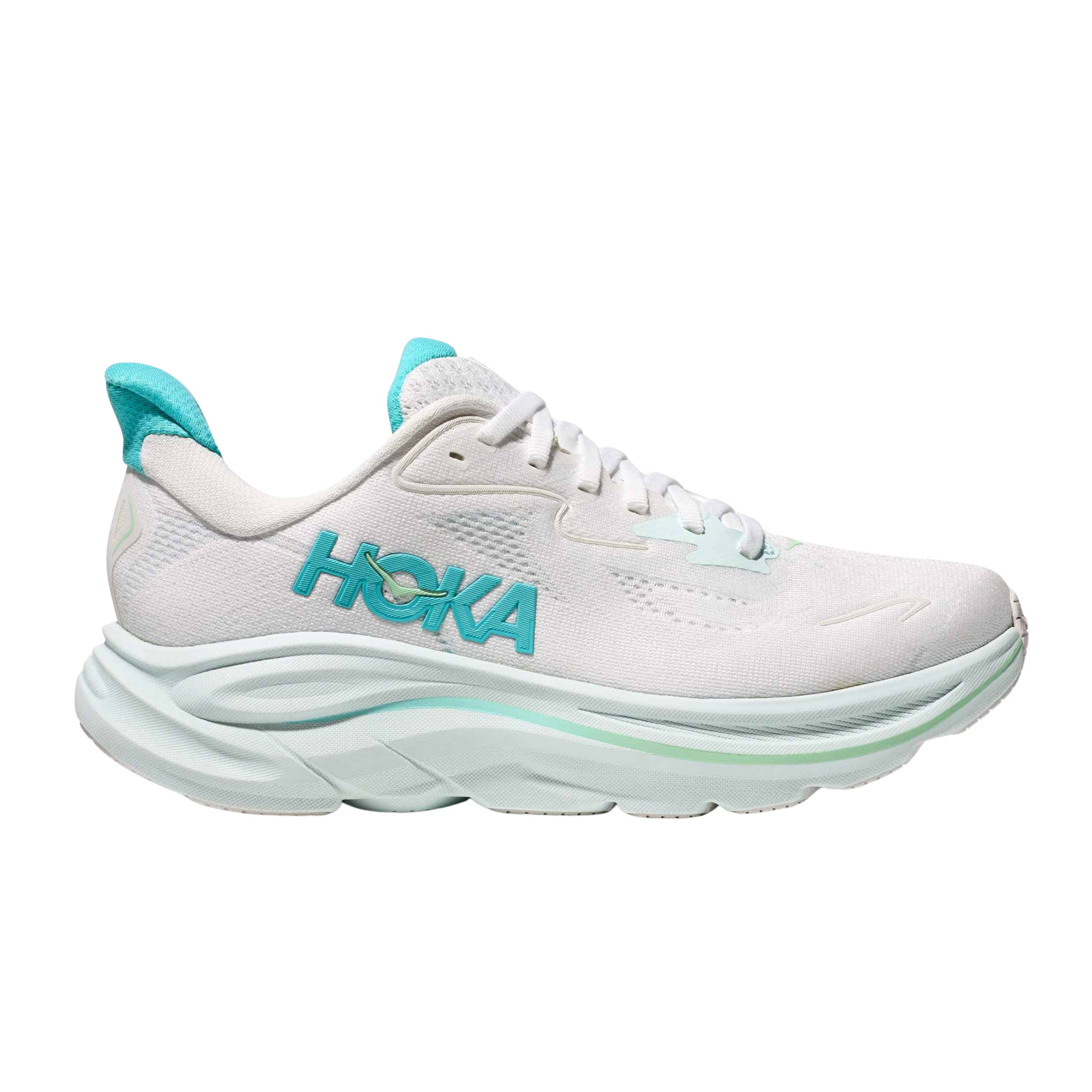 Hoka Women Clifton 10 - White Cielo Blue