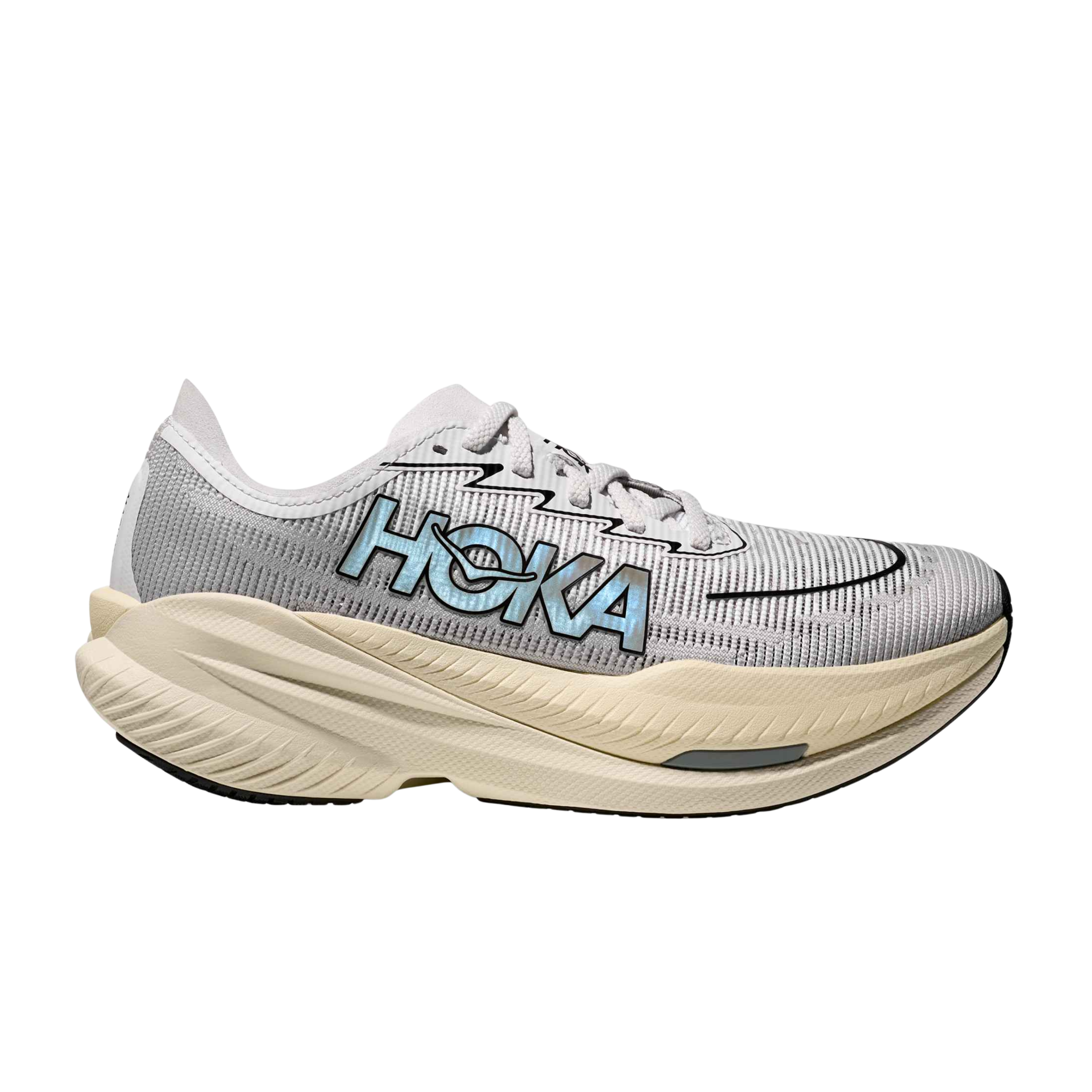 Hoka Women Mach X 2 - White Cosmic Grey