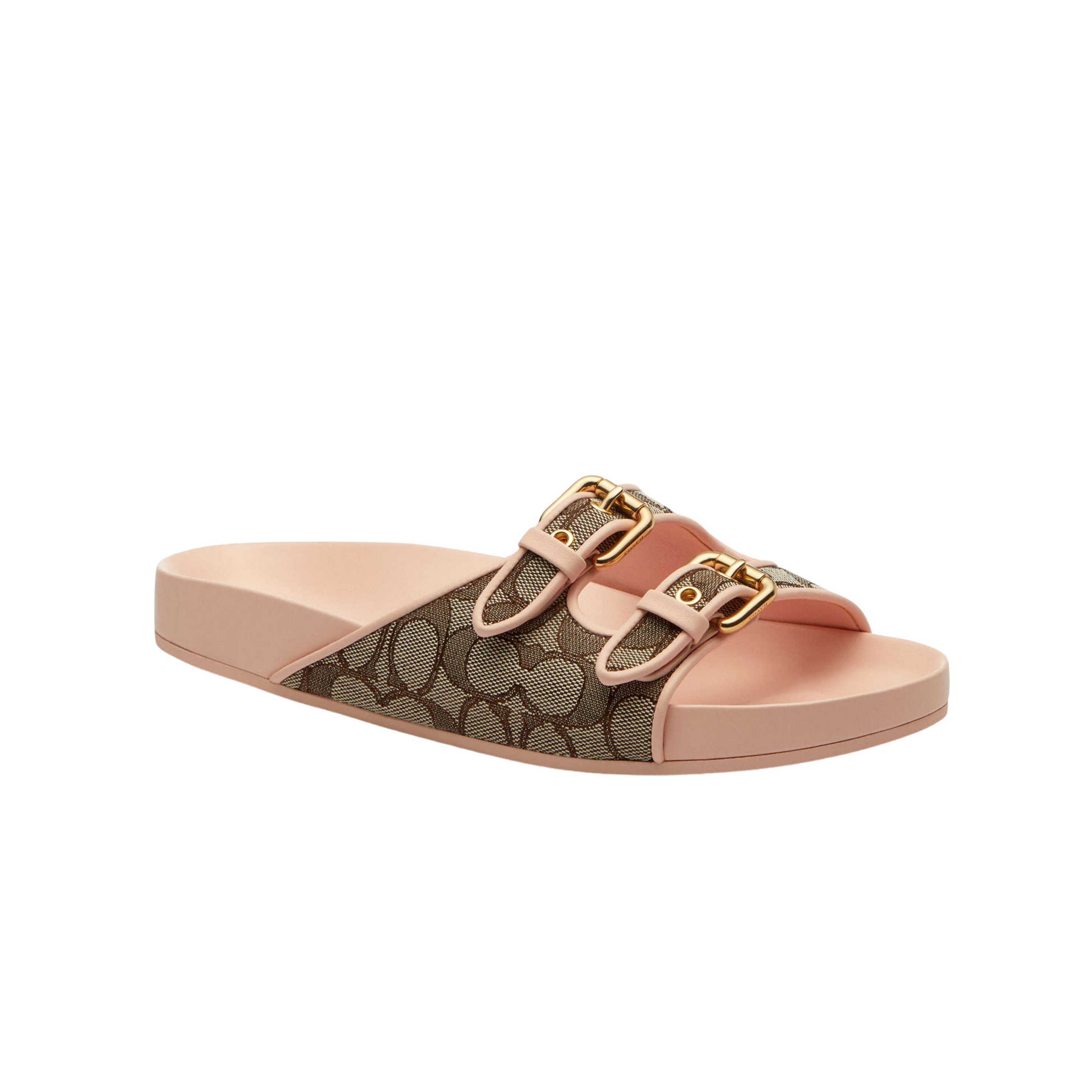Coach Women's Two Band Buckle Sandal - Oak Candy Pink