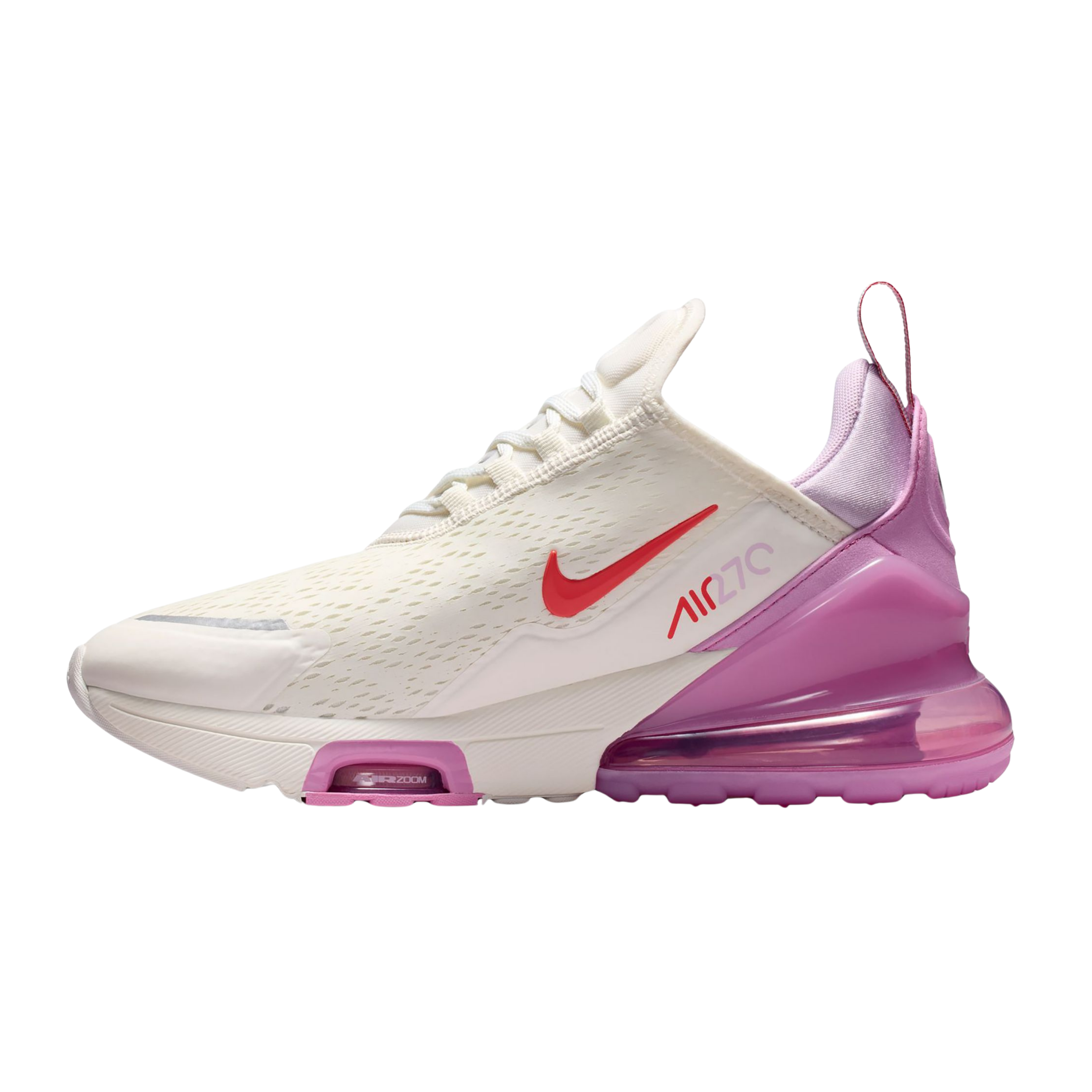 Nike Women's Air Max 270 Premium - Sail Lt Crimson Magenta