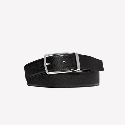 COACH Harness Buckle Reversible Belt 30mm - Black Dark Brown