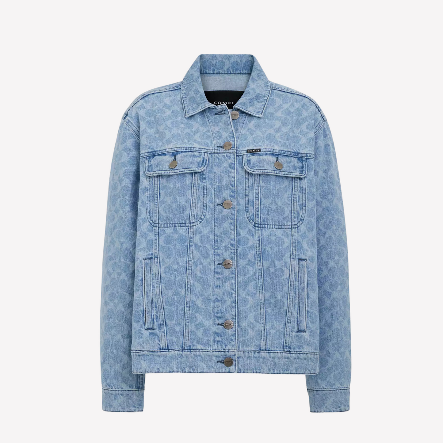 COACH Women Denim Jacket - Light Wash