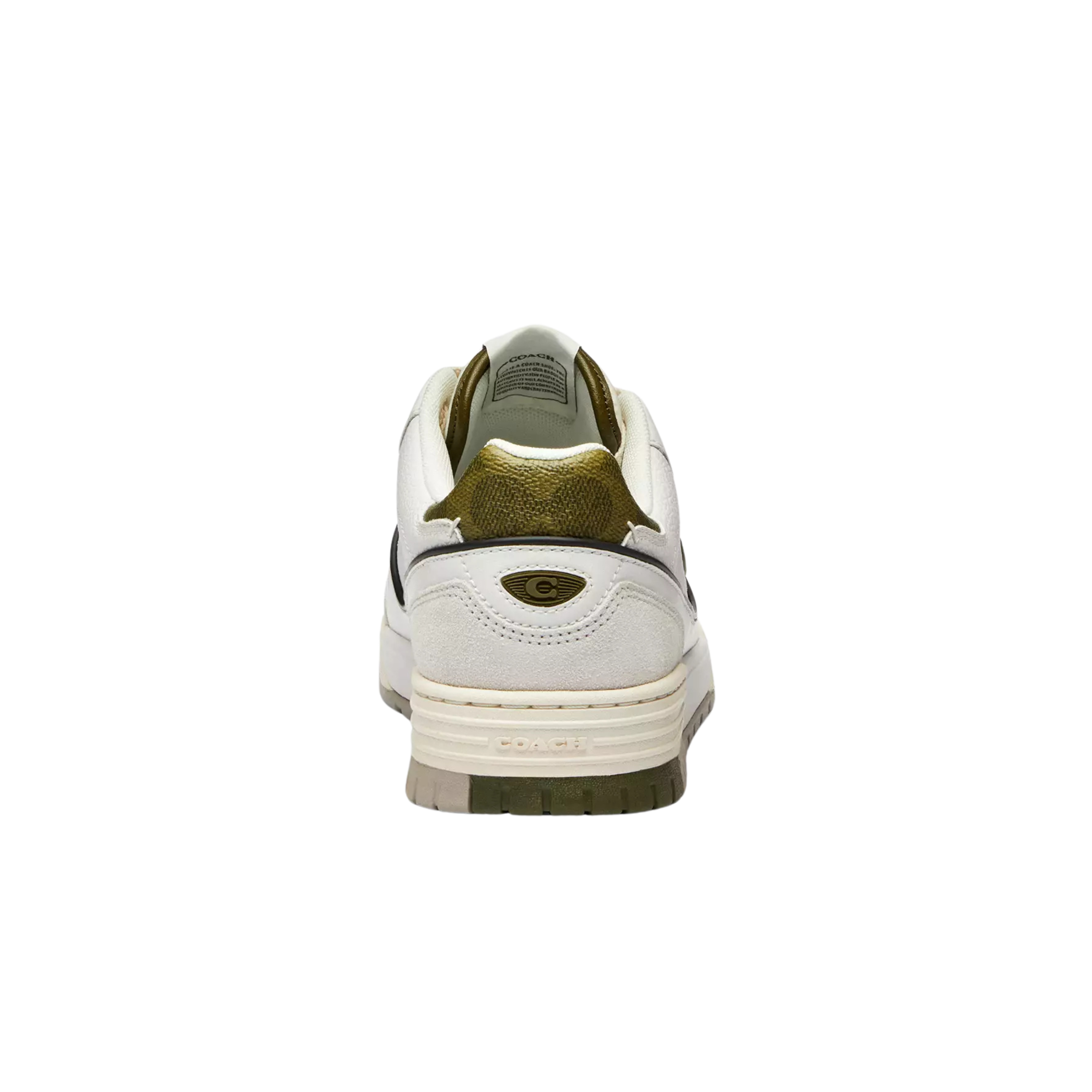 COACH Women's Soho Sneaker - Olive Optic White