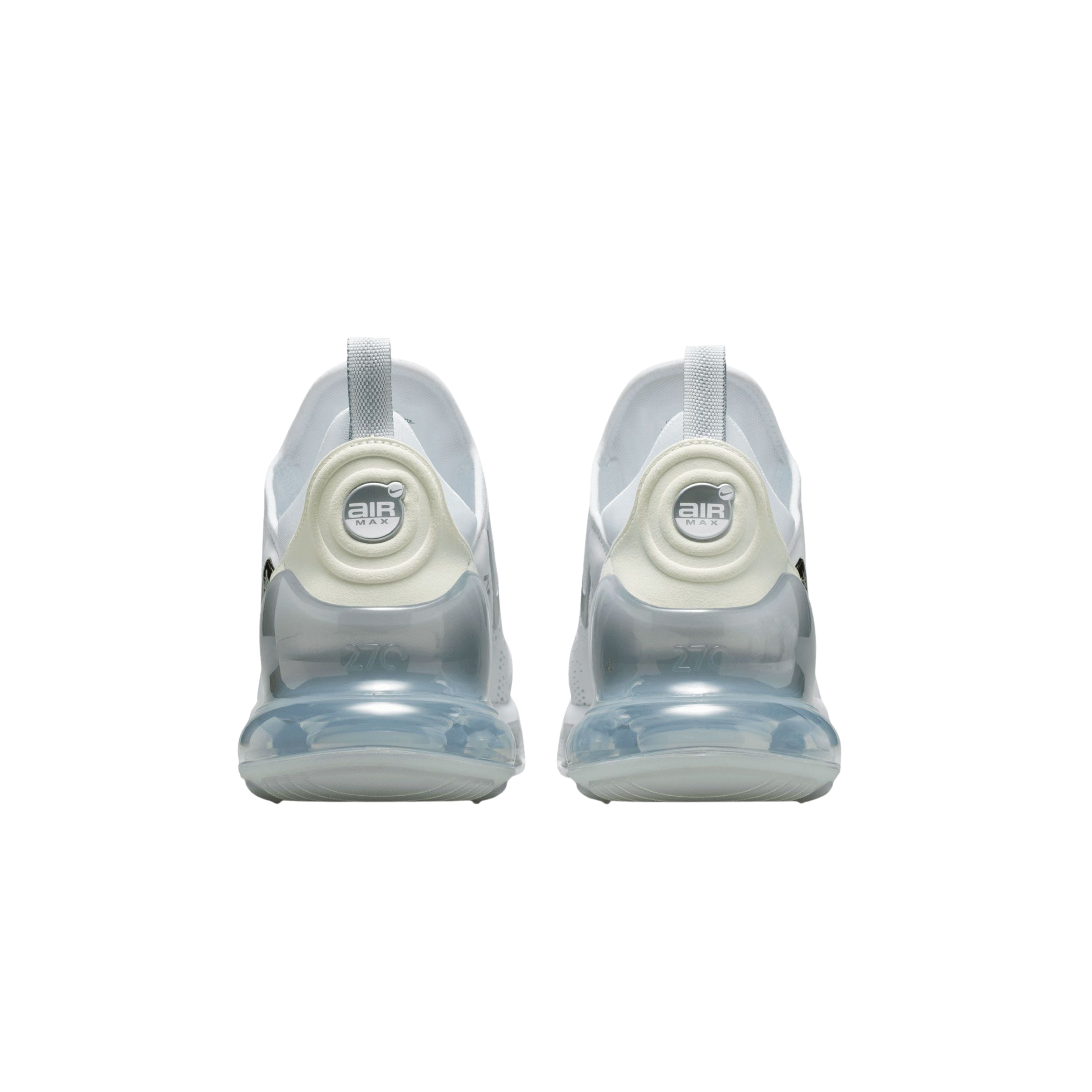 Nike Men's Air Max 270 Premium - White Metallic Silver Off White