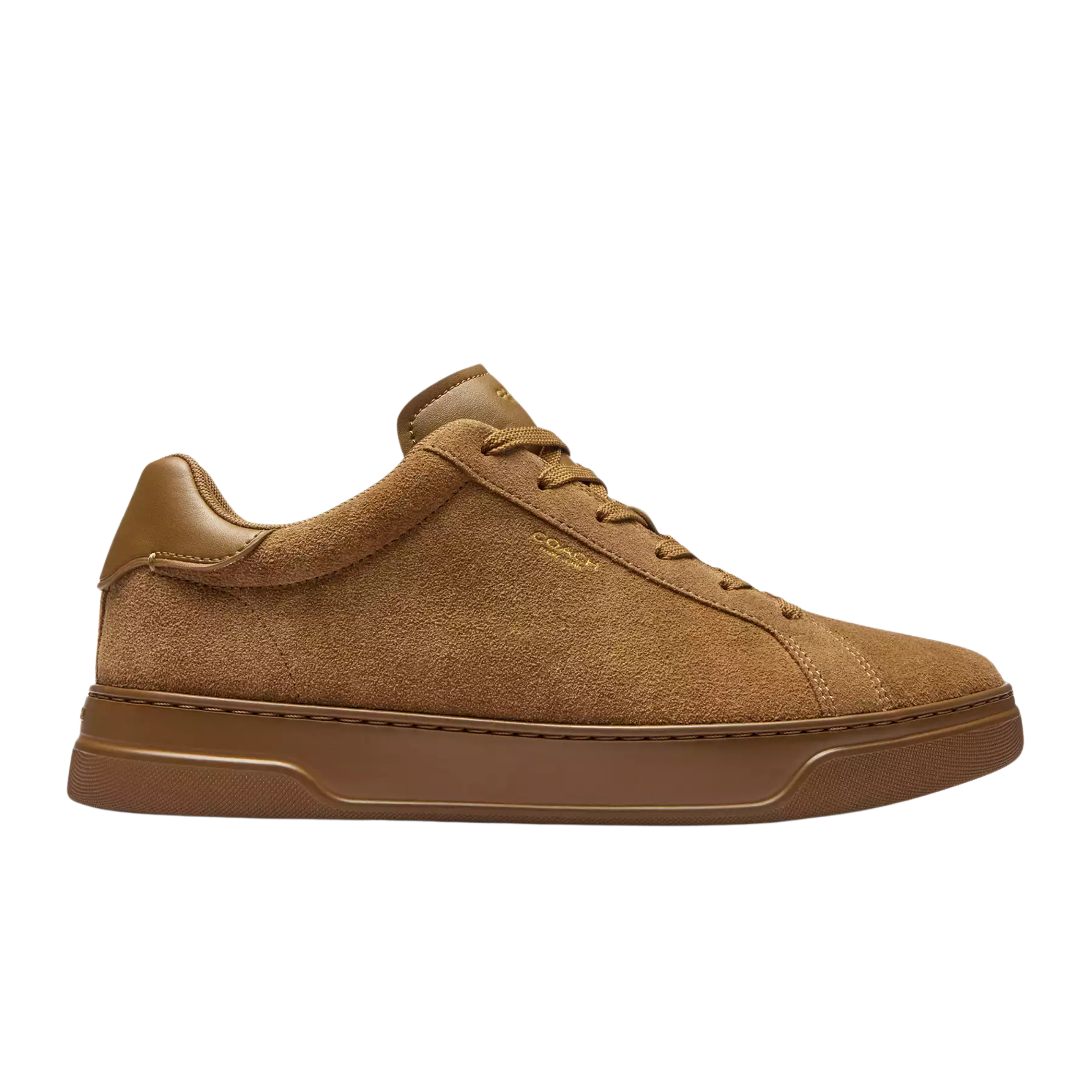 COACH Men's High Line Sneaker - Suede Coconut