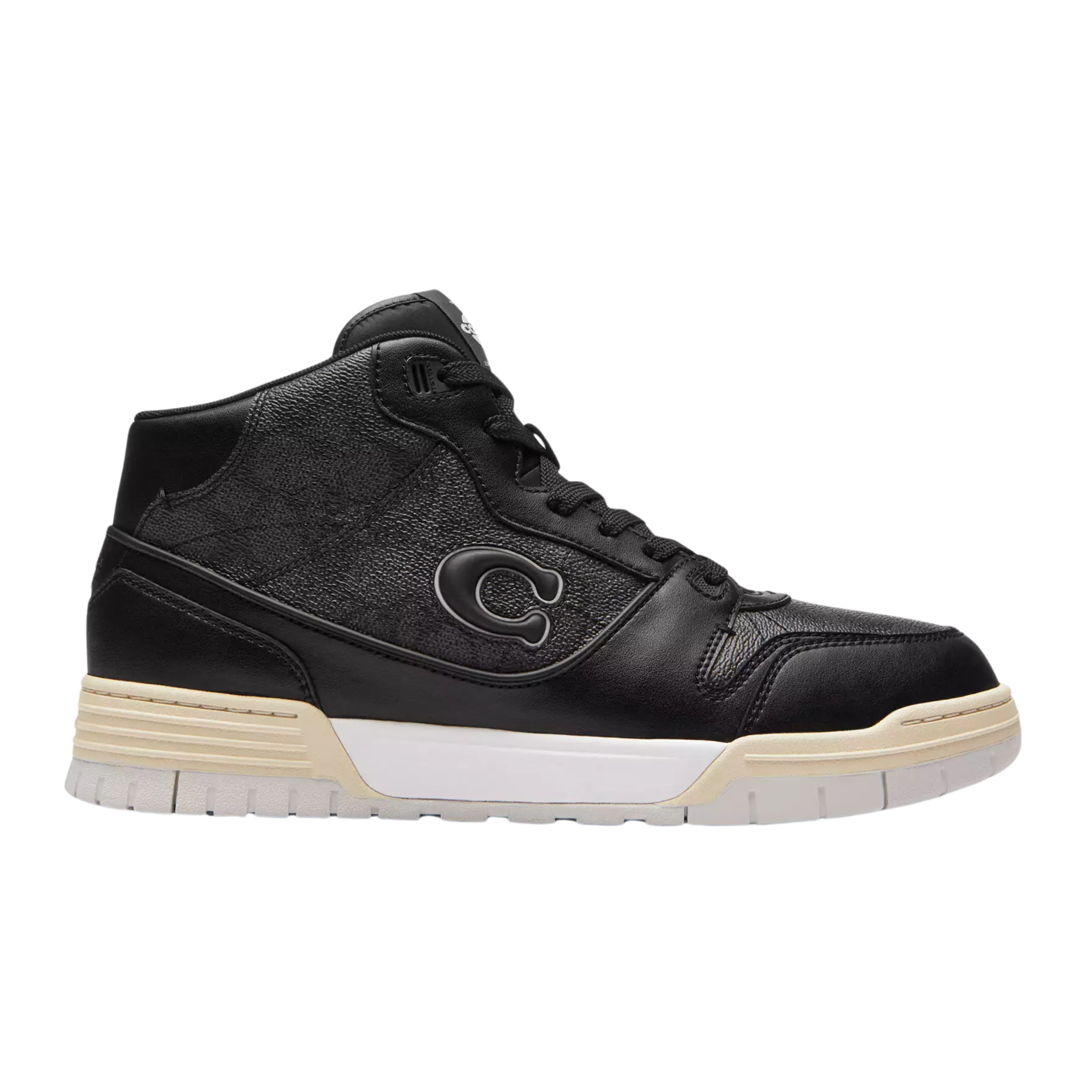 COACH Men's Soho Mid Top - Charcoal Black