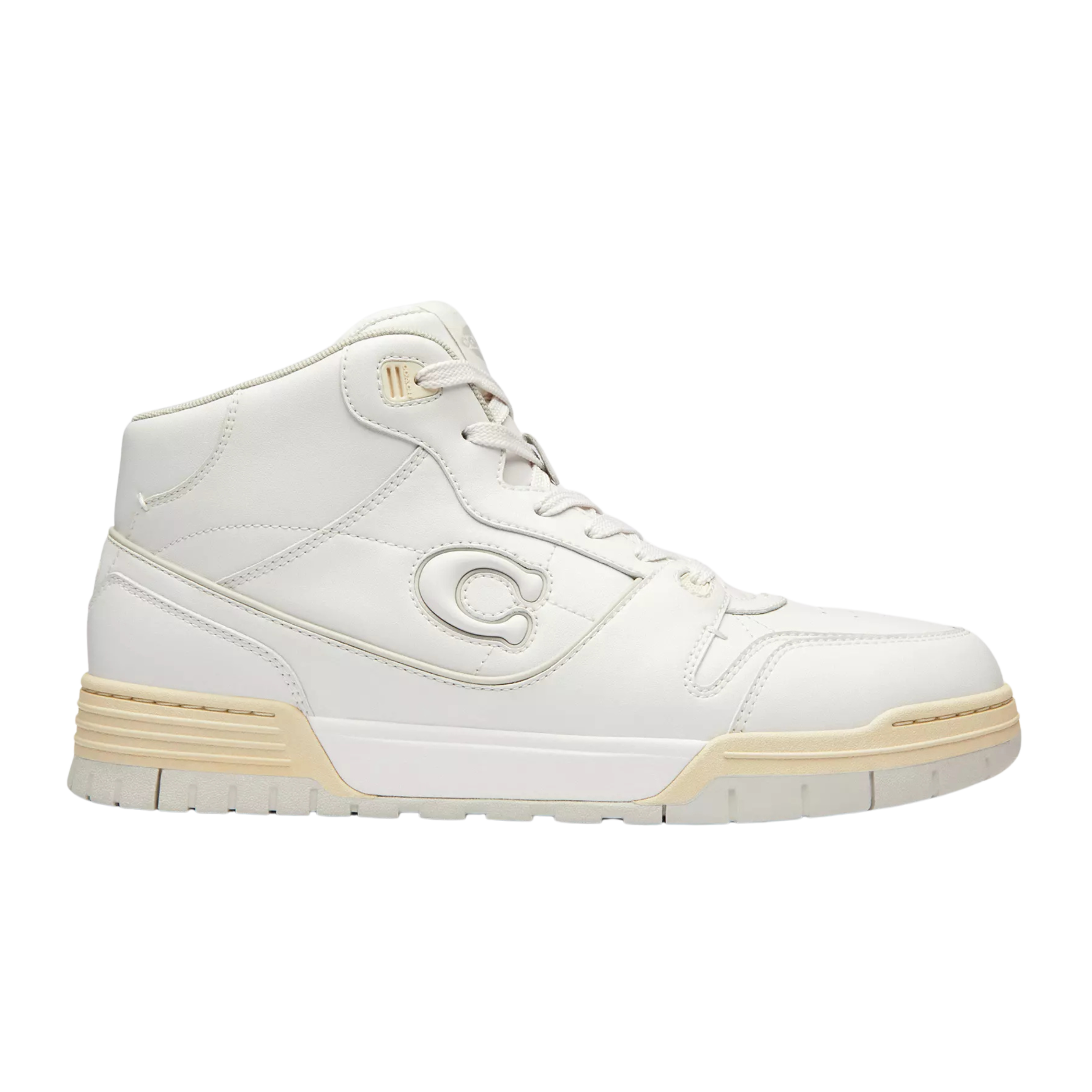 COACH Men's Soho Mid Top - Optic White